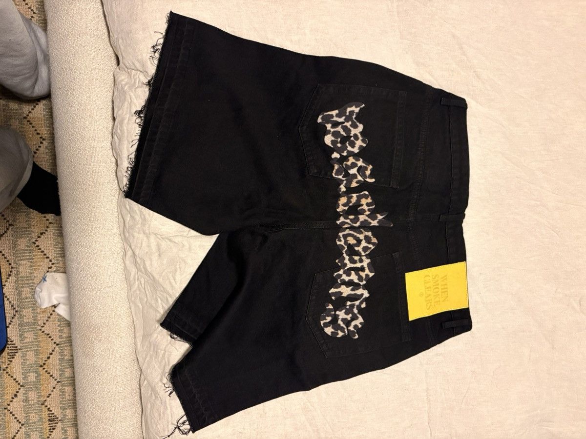 Whensmokeclears WHENSMOKECLEARS Denim Heartwear Shorts Size US 36 / EU 52 - 2 Thumbnail