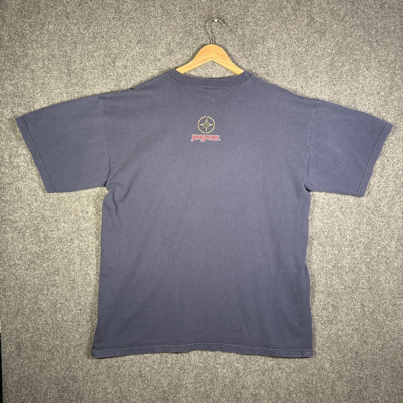 Patagonia Vintage Jansport Shirt Mens XL Navy 90s Art Mountains Hiking Size US XL / EU 56 / 4 - 5 Thumbnail