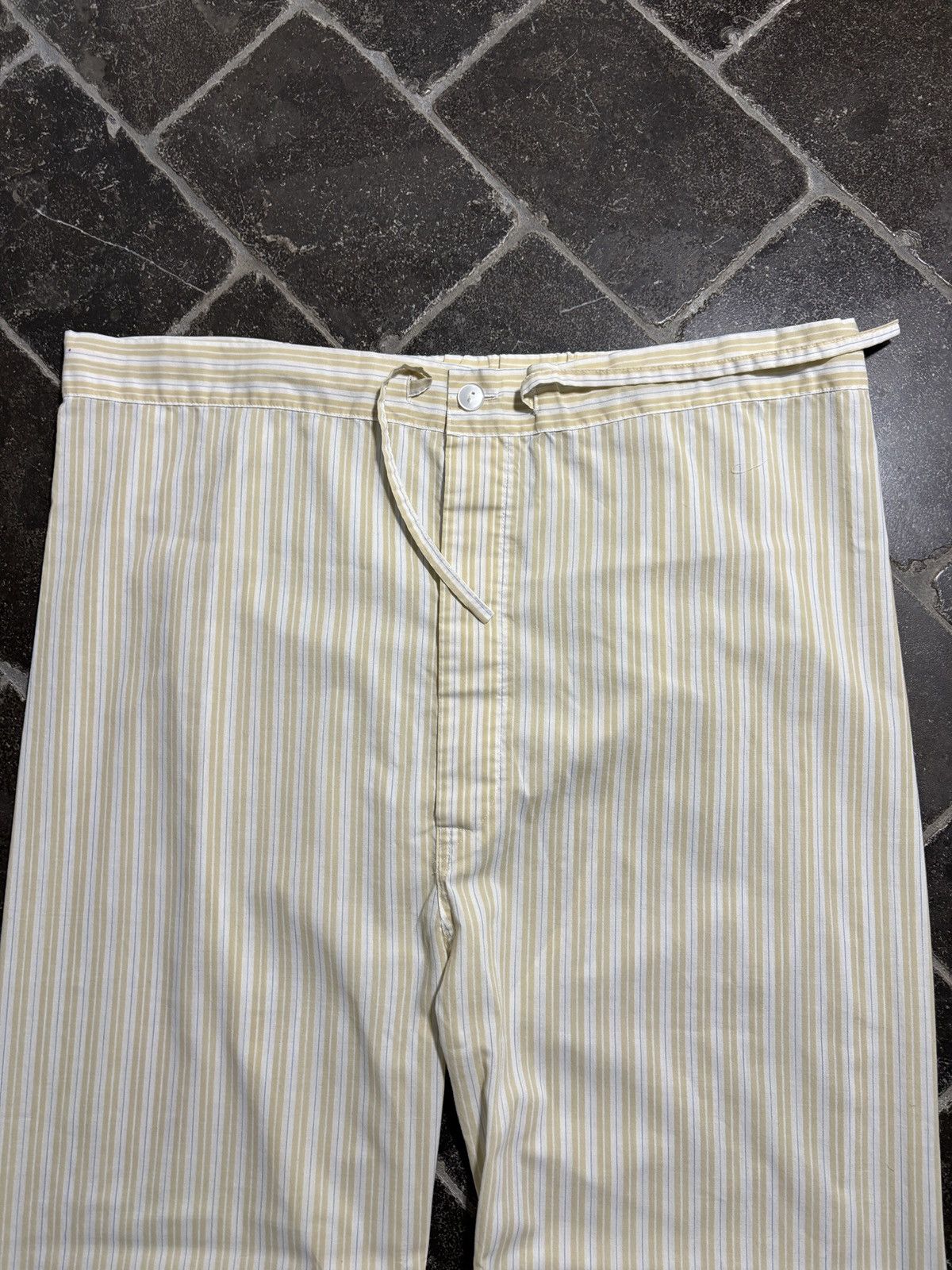 Vintage Vintage Striped Pyjama Set 1970s 80s Matching 2 Piece Suit Size US 34 / EU 50 - 10 Thumbnail