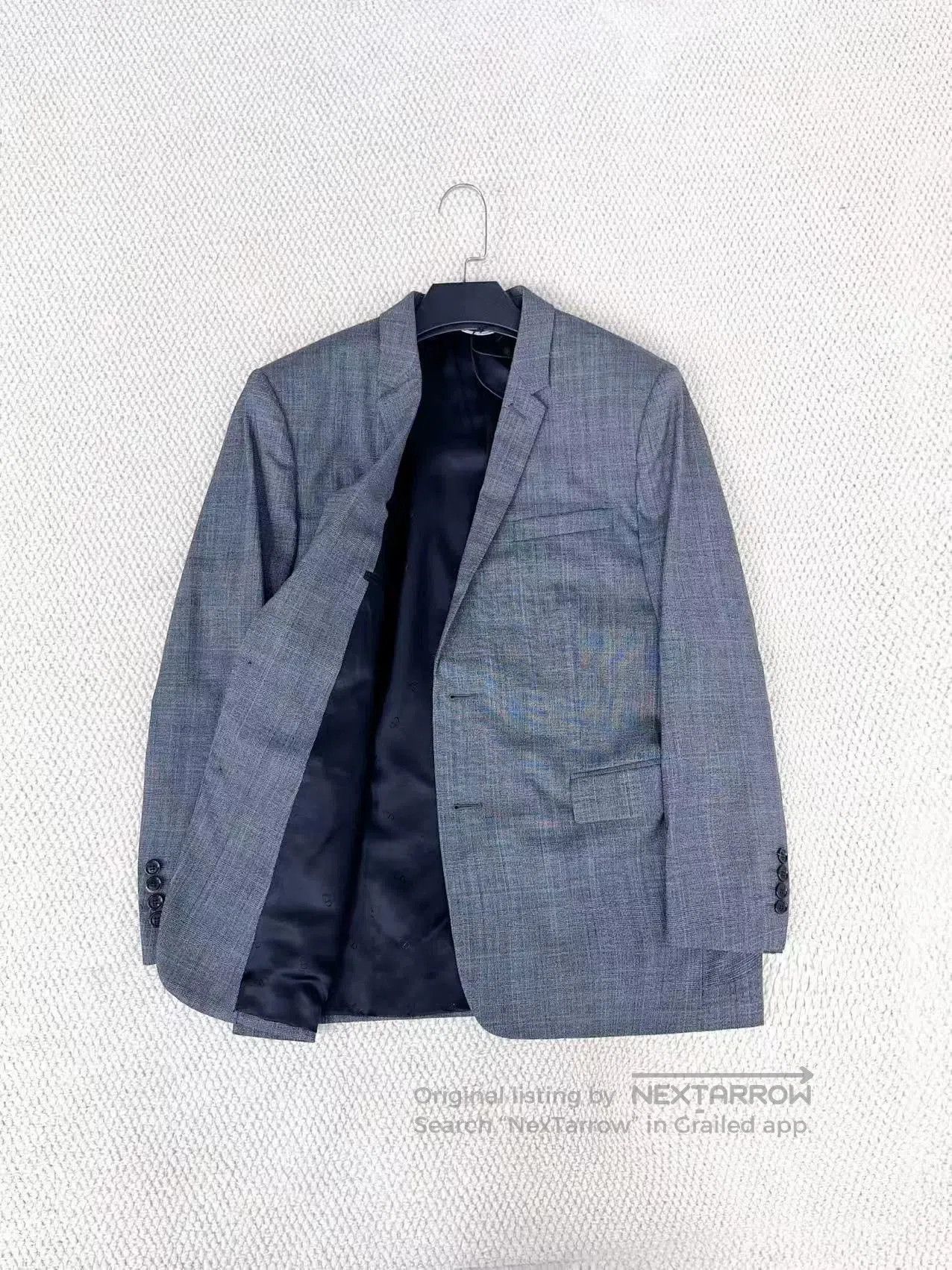 Dior Dior Gray Wool Single-Breasted Blazer. Size US XL / EU 56 / 4 - 4 Thumbnail