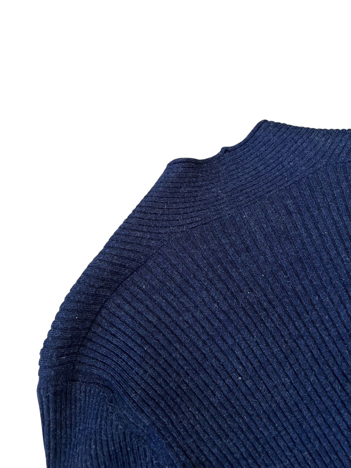 Romeo Gigli Vintage Romeo Gigli Cropped Ribbed Knit Sweater Size M / US 6-8 / IT 42-44 - 10 Thumbnail
