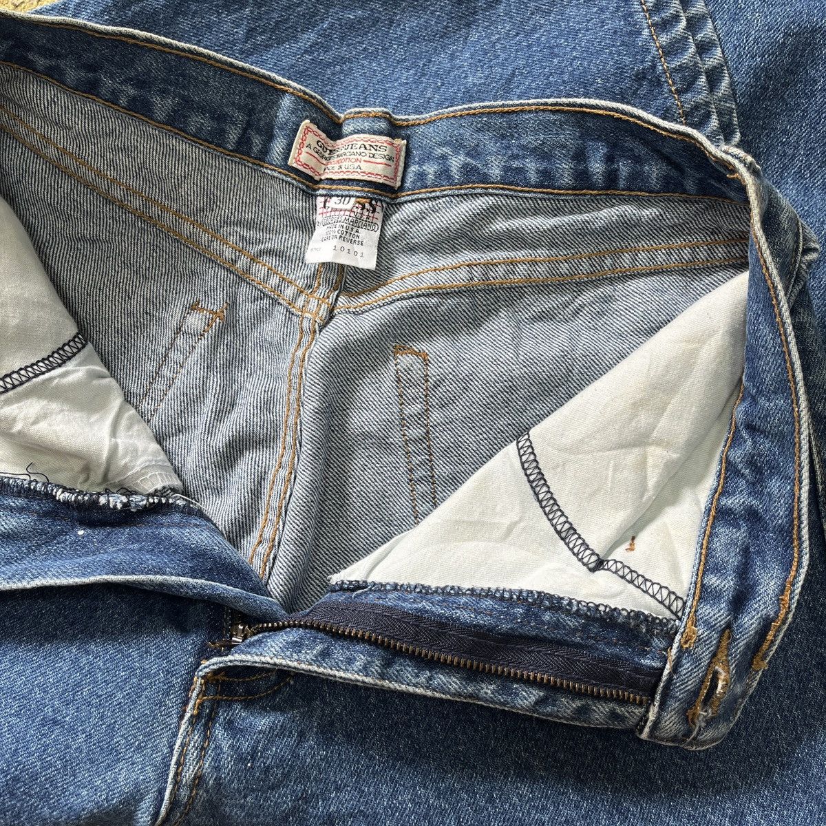 Guess × Seditionaries Vintage Flare GUESS Boot Cut Leg 1990s USA Denim Size US 30 / EU 46 - 18 Thumbnail