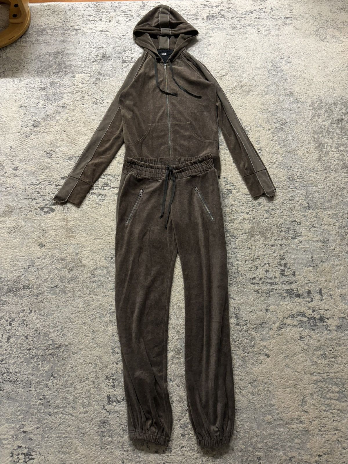 Le Grande Bleu (L.G.B.) L.G.B. - Boxer Sweatpants Velvet Brown Size US 28 / EU 44 - 8 Thumbnail