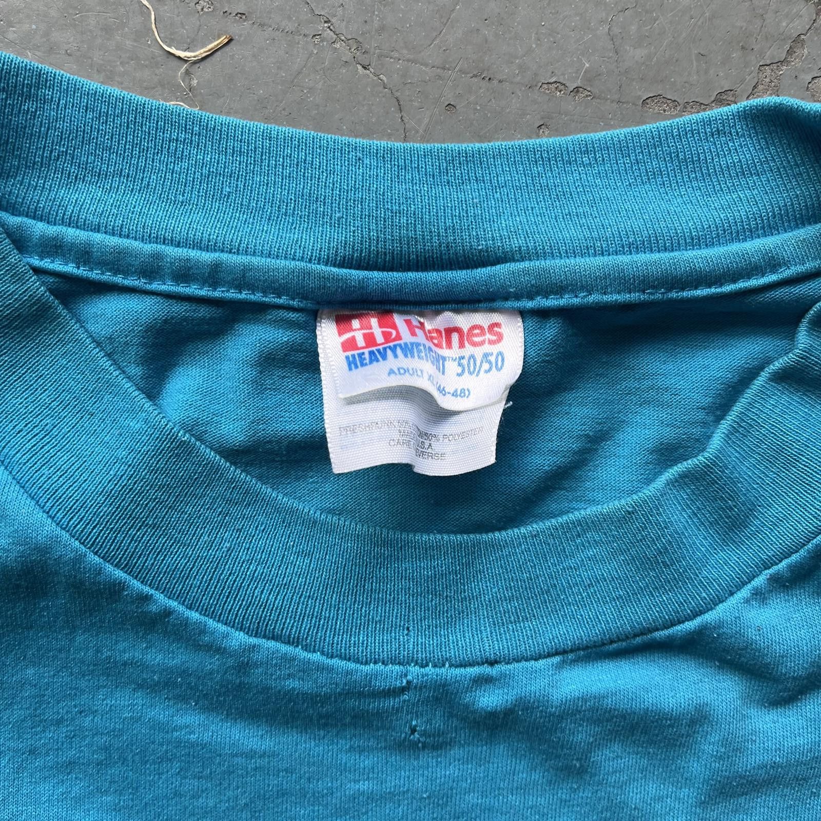 Hanes × Vintage Vintage 90s Son Quicksilver Silver Surfer Surf Grunge Shirt Size US XL / EU 56 / 4 - 4 Thumbnail