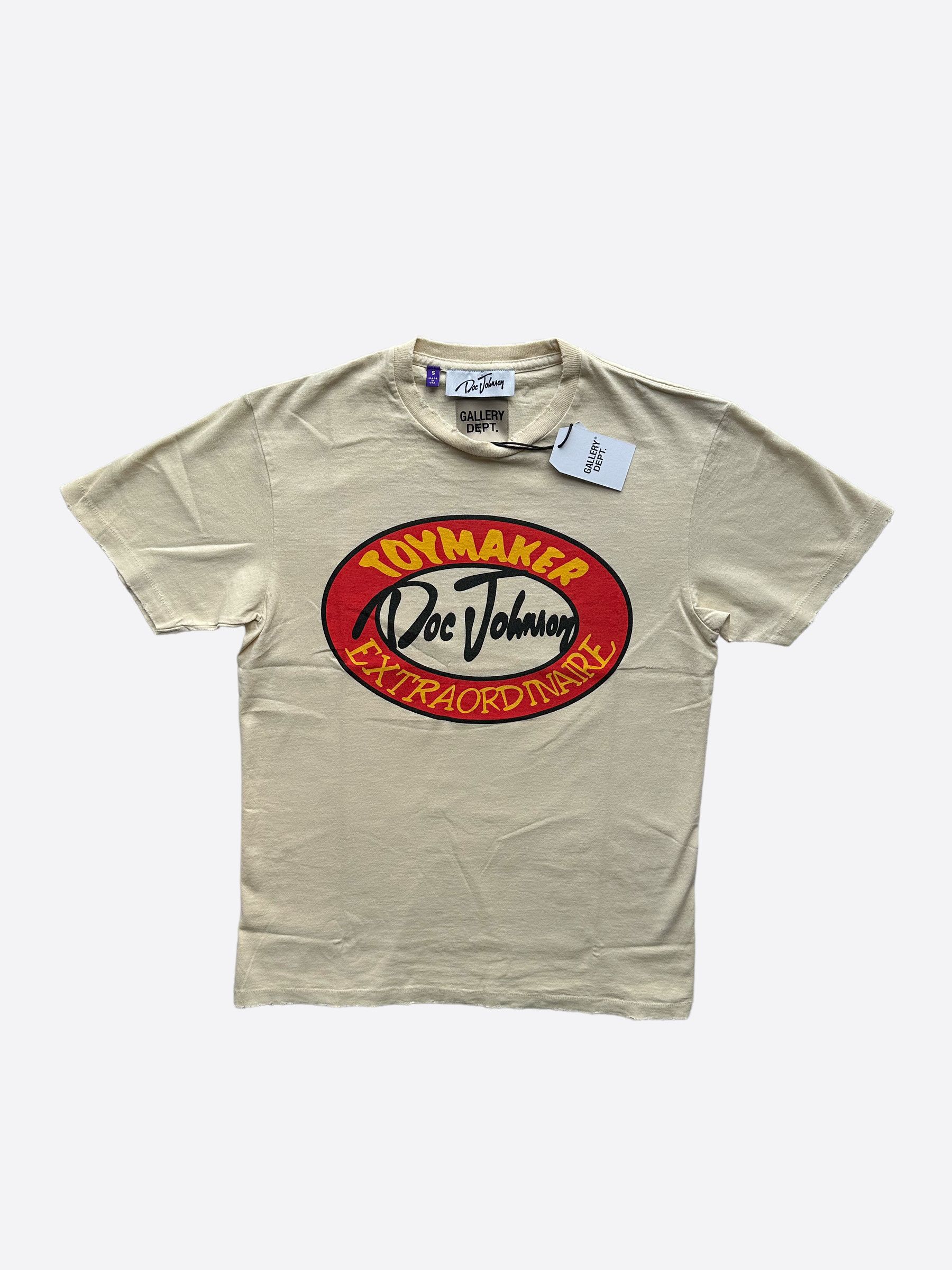 Gallery Dept. Gallery Dept Antique White Toymaker T-Shirt Size US XL / EU 56 / 4 - 1 Thumbnail