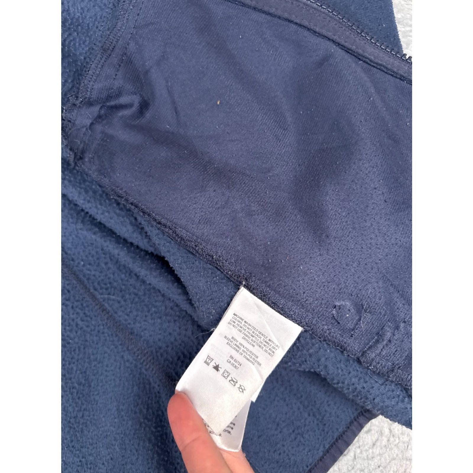 Vintage Columbia Jacket Women XS Blue Fleece Full Zip Lightweight Outdoor Hike Womens Size XS / US 0-2 / IT 36-38 - 4 Thumbnail