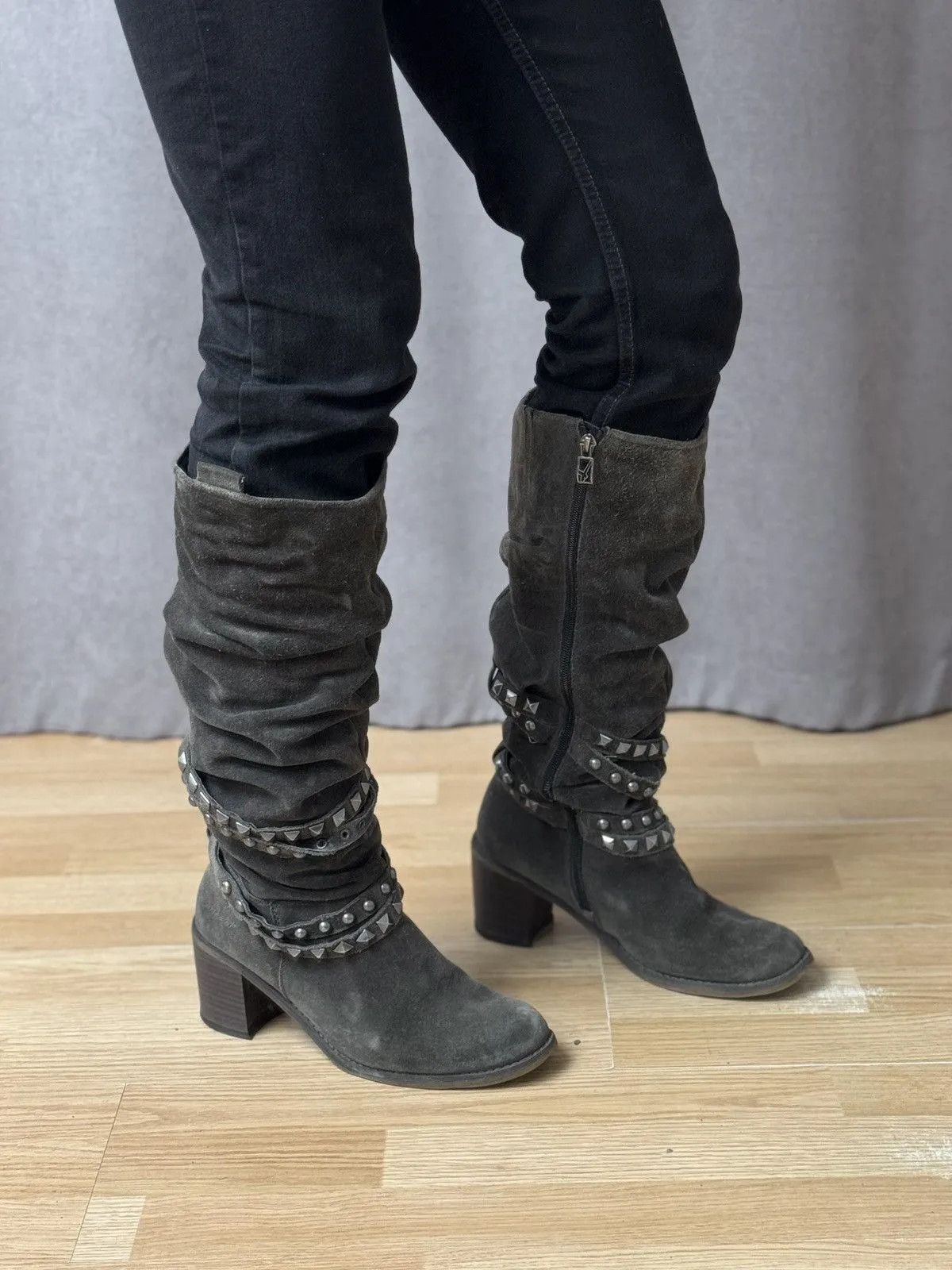 A.S.98 Real Leather Hight Heels Boots Avantgarde Y2K Size US 9 / IT 39 - 1 Thumbnail