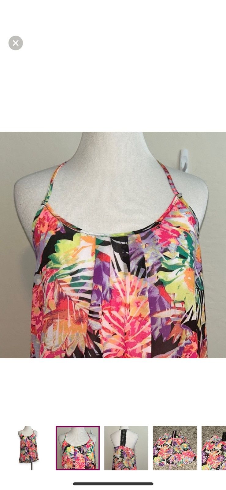 Arizona Jean Co. Arizona Jean co small floral tank top Size S / US 4 / IT 40 - 4 Thumbnail