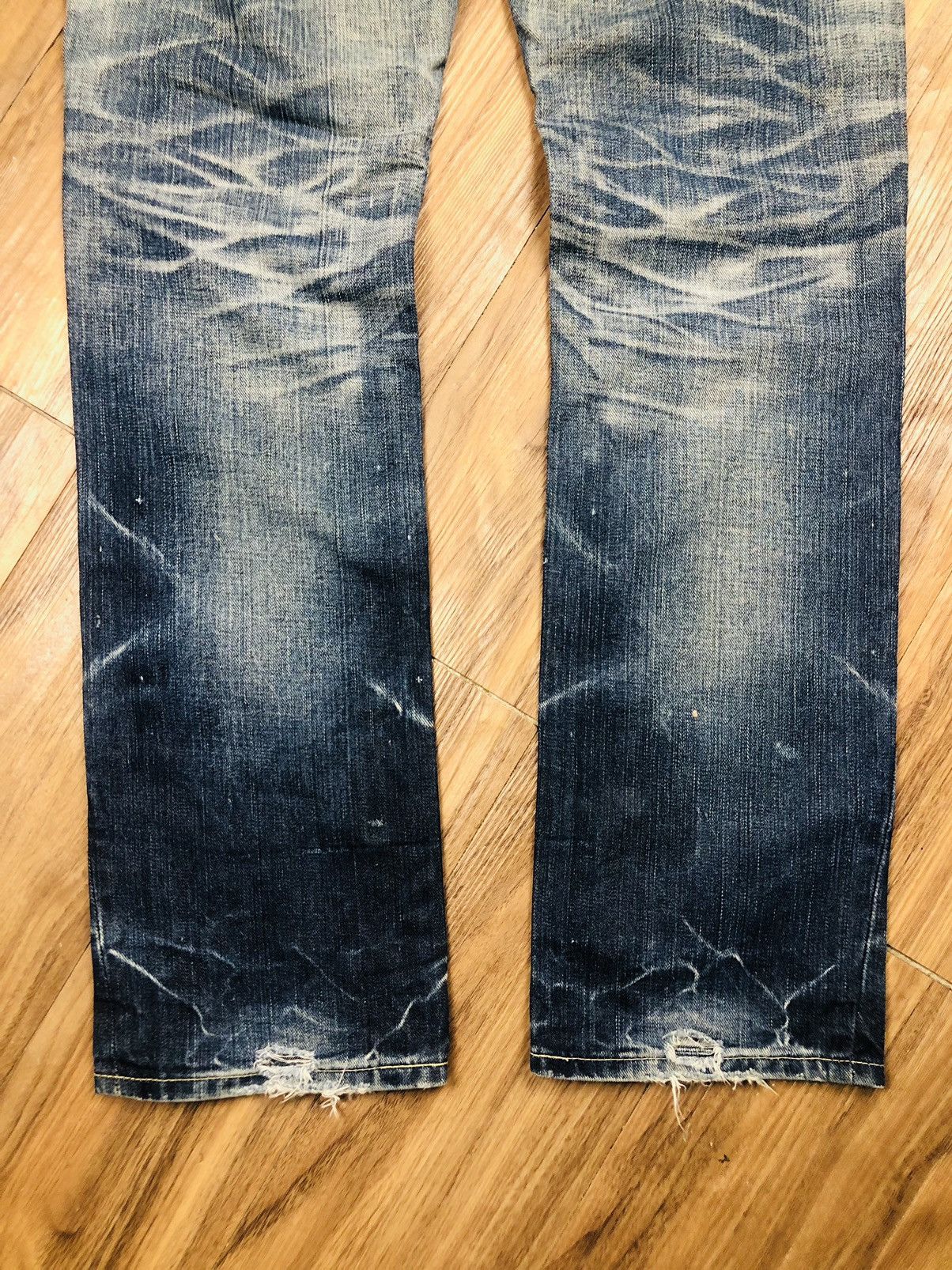 Lee Lee Riders LM3511 Japanese Distressed Jeans (38) Size US 33 - 14 Thumbnail