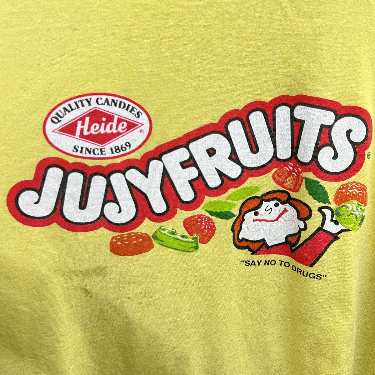 Vintage VTG JUJYFRUITS PROMO TEE SIZE X LARGE Size US XL / EU 56 / 4 - 6 Thumbnail