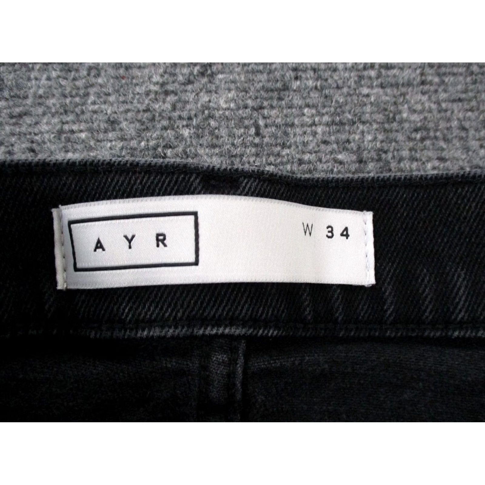 AYR Ayr Jeans Womens 34 Black Denim The Pop Bootcut Casual Stretch USA Made Size 24" / US 00 / IT 34 - 7 Thumbnail