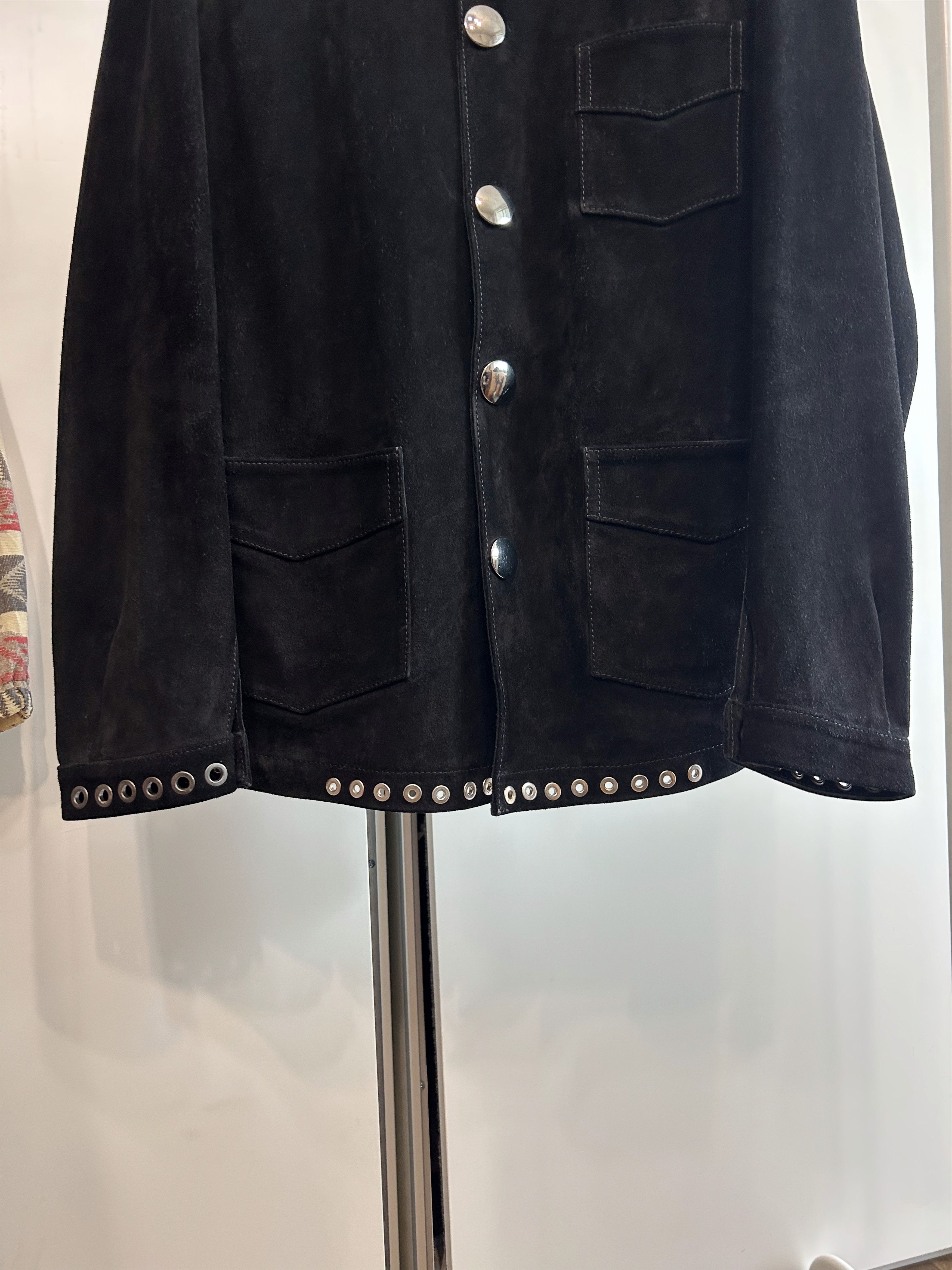 Acne Studios ACNE STUDIOS Eyelet Suede Jacket Size US L / EU 52-54 / 3 - 5 Thumbnail