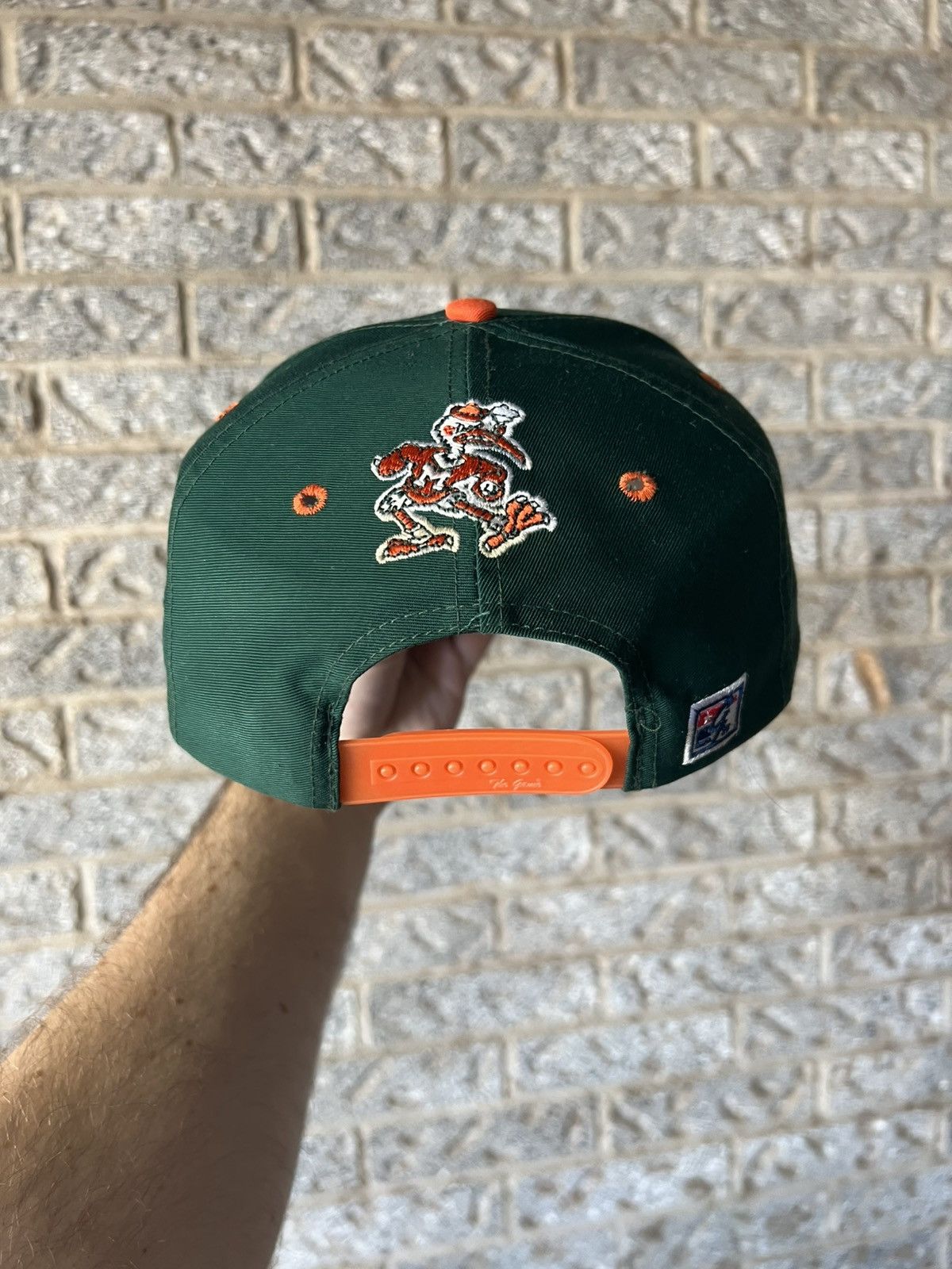 Sports Specialties Vintage 90’s Miami Hurricanes NCAA SnapBack Hat Size ONE SIZE - 3 Thumbnail