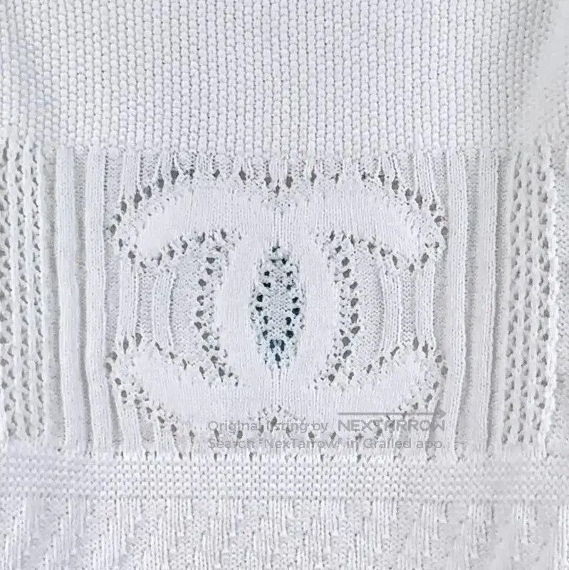 Chanel Chanel White Knitted Pullover Sweater . Size S / US 4 / IT 40 - 3 Thumbnail
