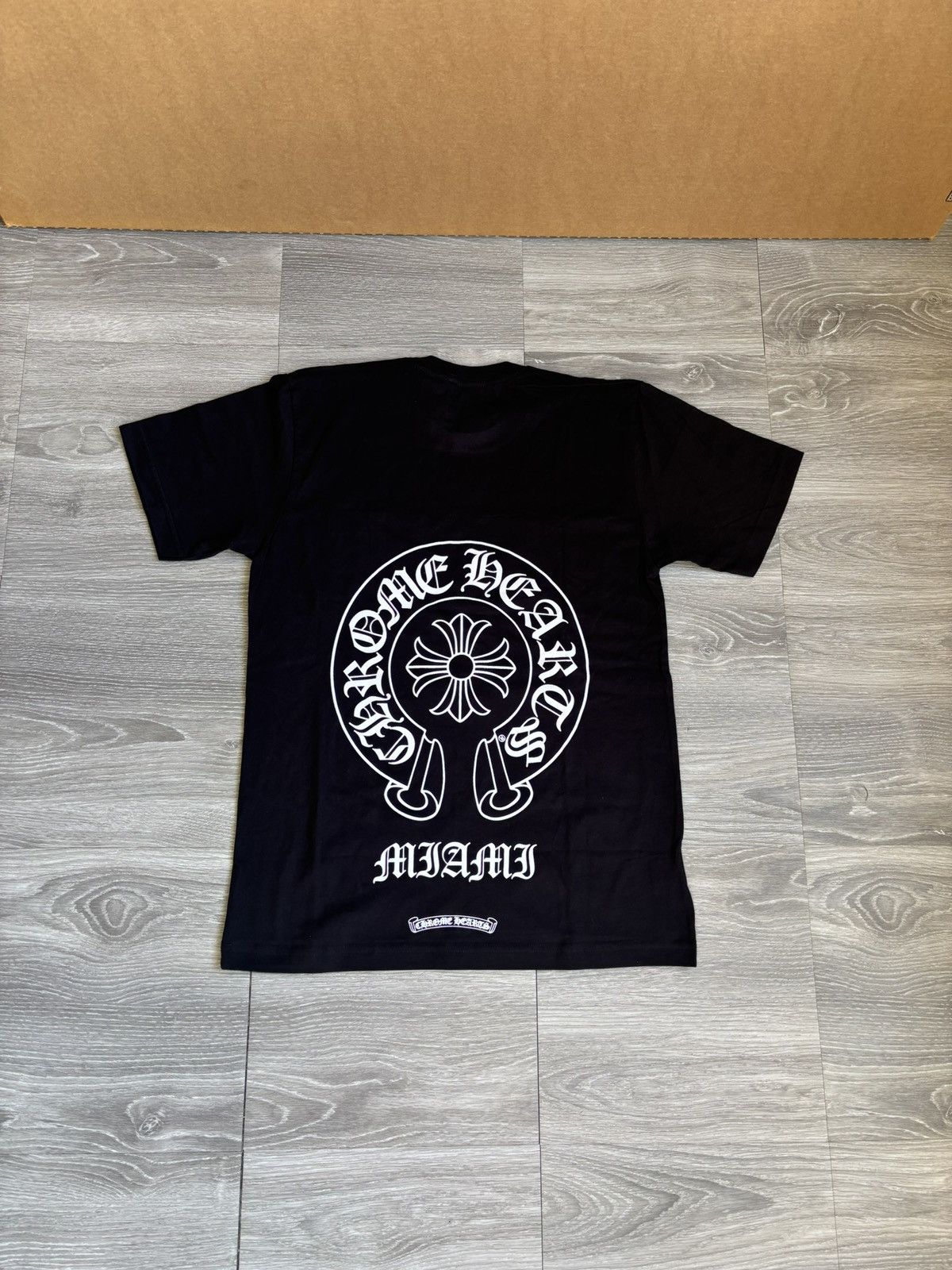 Chrome Hearts Chrome Hearts Black Miami Horseshoe Tee Size US L / EU 52-54 / 3 - 3 Thumbnail