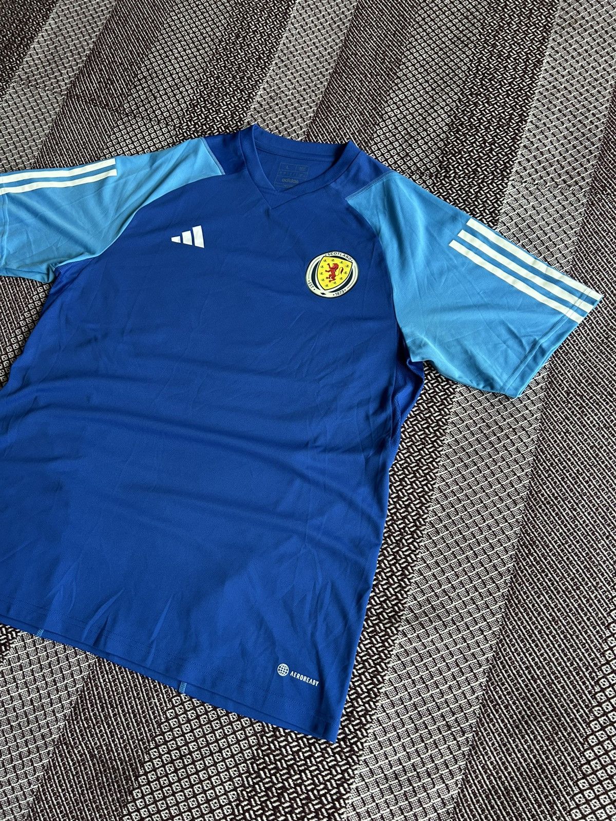 Adidas Adidas Scotland Training Jersey Tee Sportswear 22/23 Size L Size US L / EU 52-54 / 3 - 2 Thumbnail