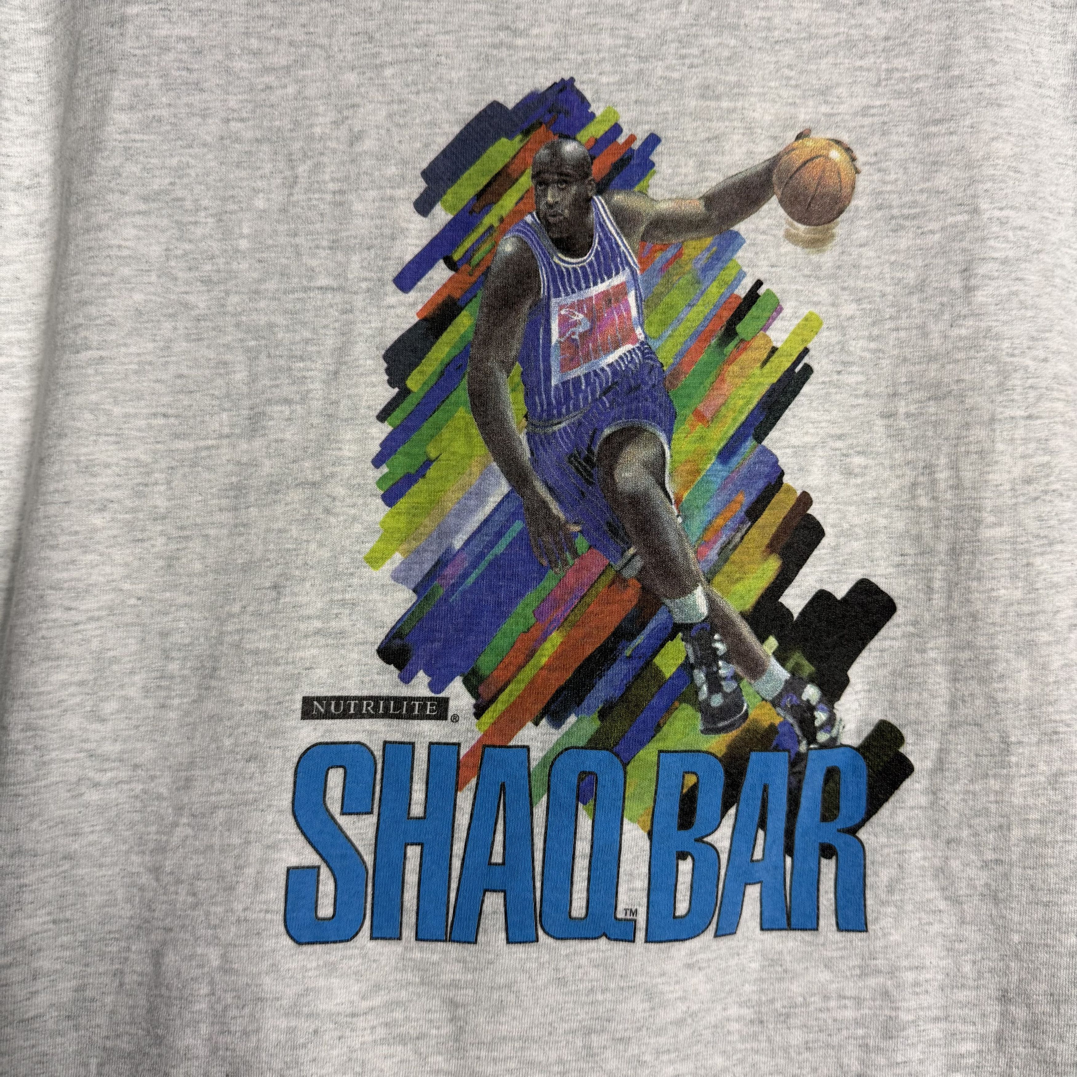 NBA 🔥RARE🔥Vintage Nutrilitr Shaquille O'neal Shaq Bar T-shirt Size US L / EU 52-54 / 3 - 2 Thumbnail