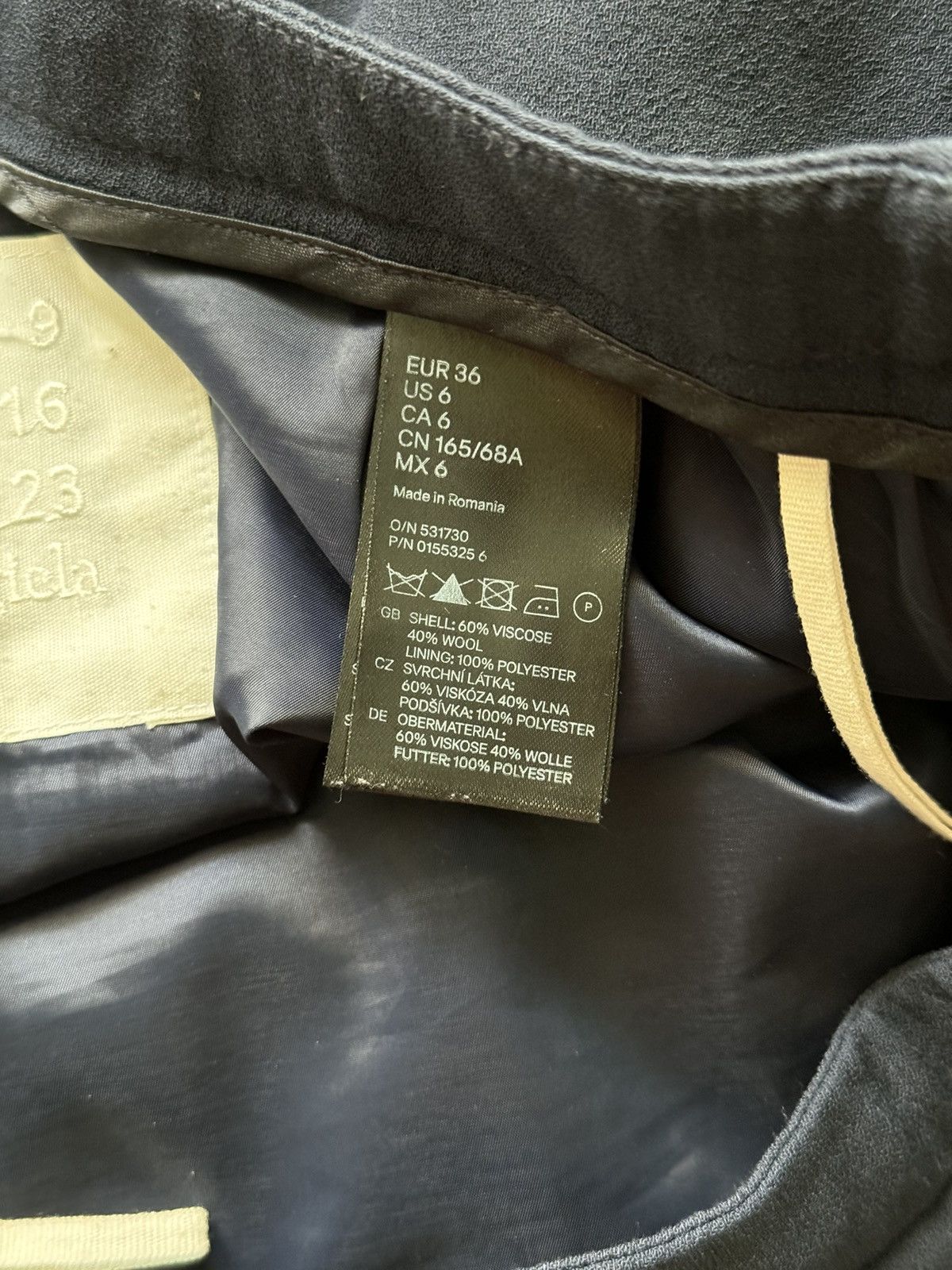 Designer × Maison Margiela Maison Martin Margiela x H&M avant garde assymetric skirt Size 28" / US 6 / IT 42 - 5 Thumbnail