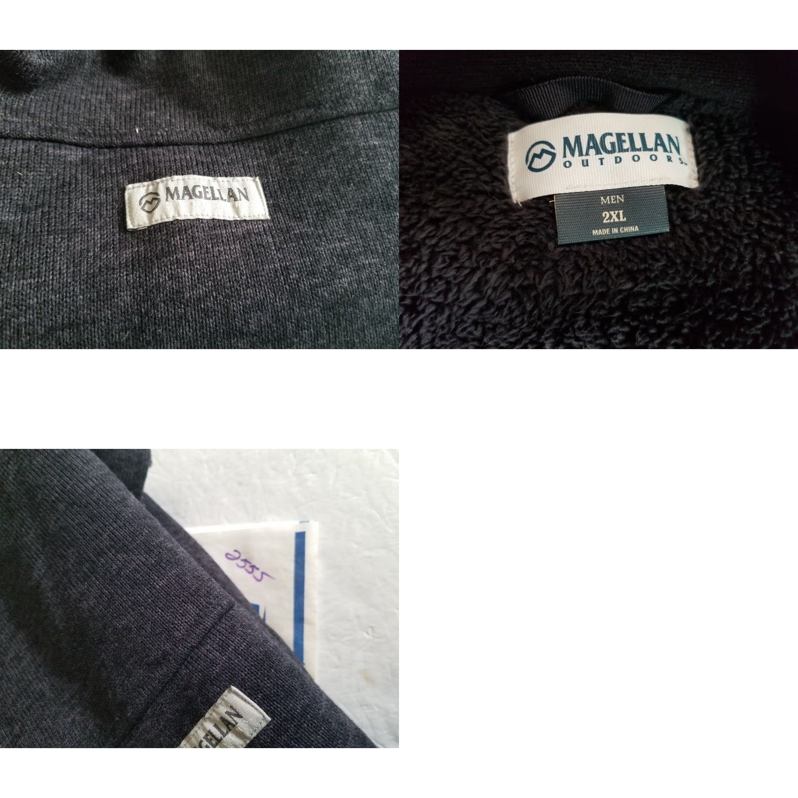 Vintage VINTAGE Magellan Fleece Lined Charcoal Gray Sweater Vest 2XL Men’s Vest Lined Gray Mens Size US XXL / EU 58 / 5 - 8 Thumbnail