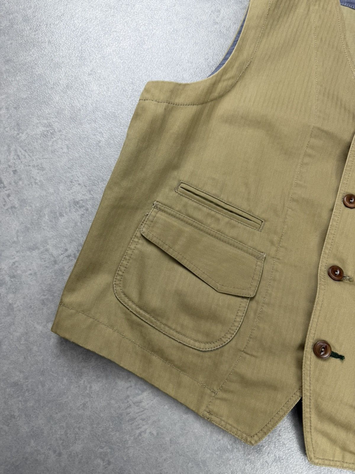Scarti-Lab Scarti-Lab Beige Workwear Utility Waistcoat Vest Size XL Size US XL / EU 56 / 4 - 3 Thumbnail