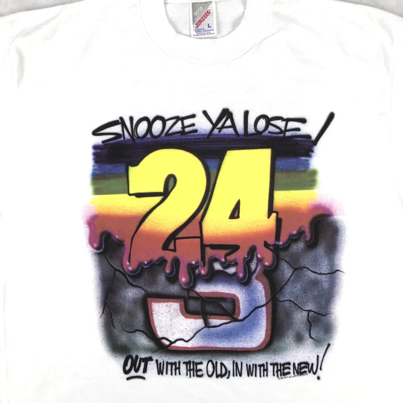 NASCAR VINTAGE 90s NASCAR HENDRICK MOTORSPORTS JEFF GORDON #24 T-Shirt LARGE racing Men Size US L / EU 52-54 / 3 - 2 Thumbnail