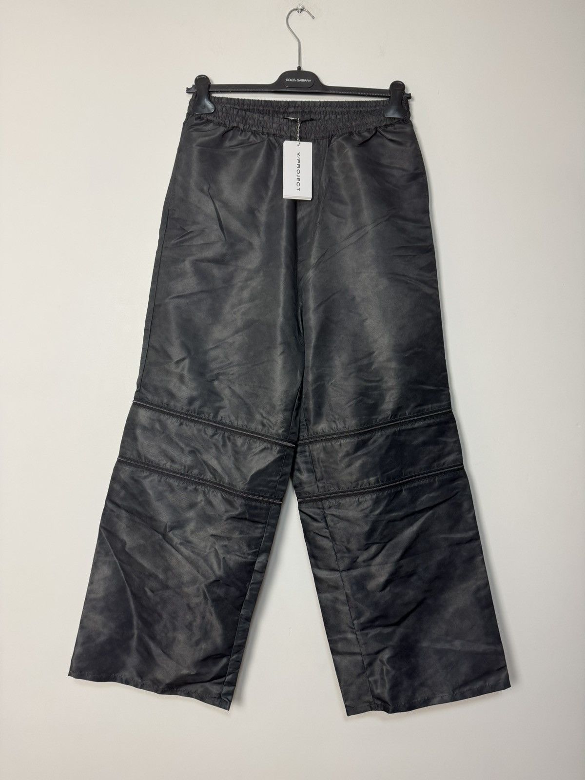 Y/Project BNWT Y/Project FW23 Runaway Black Nylon Zip Baggy Pants Size US 30 / EU 46 - 3 Thumbnail