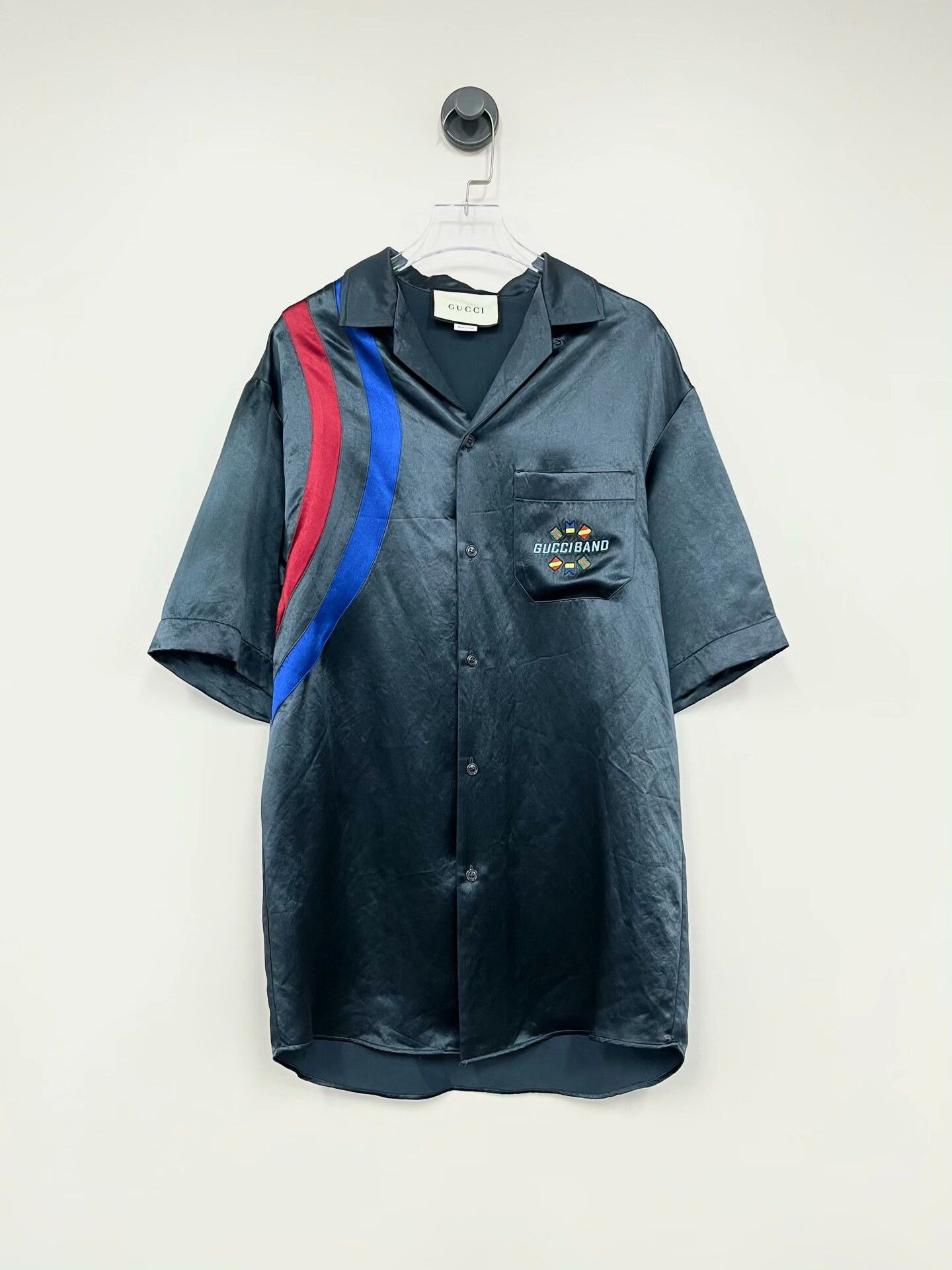 Gucci Gucci Gray Short Sleeve Shirt Size US S / EU 44-46 / 1 - 1 Thumbnail