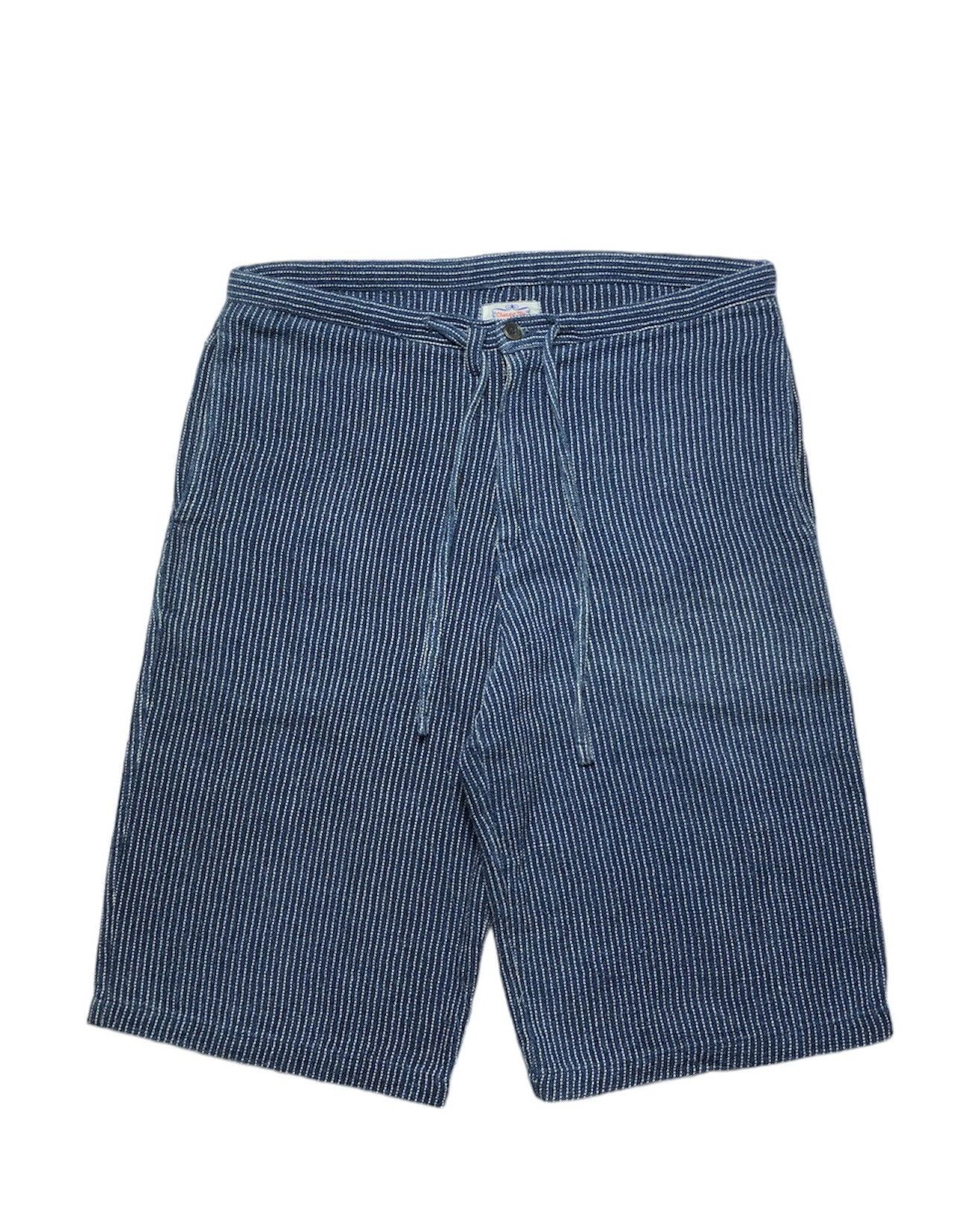 Auralee × Japanese Brand Finx Chambray Gabardine Wide Shorts Size