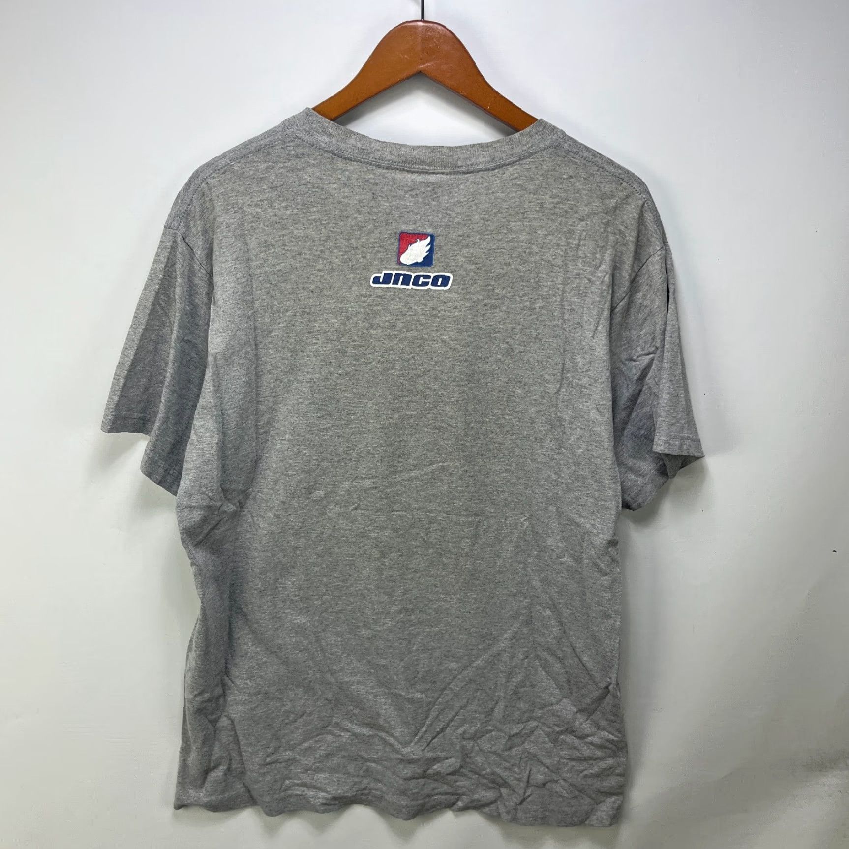 JNCO VINTAGE JNCO T-Shirt XL Men Short Sleeve Gray Baggy Size US XL / EU 56 / 4 - 7 Thumbnail
