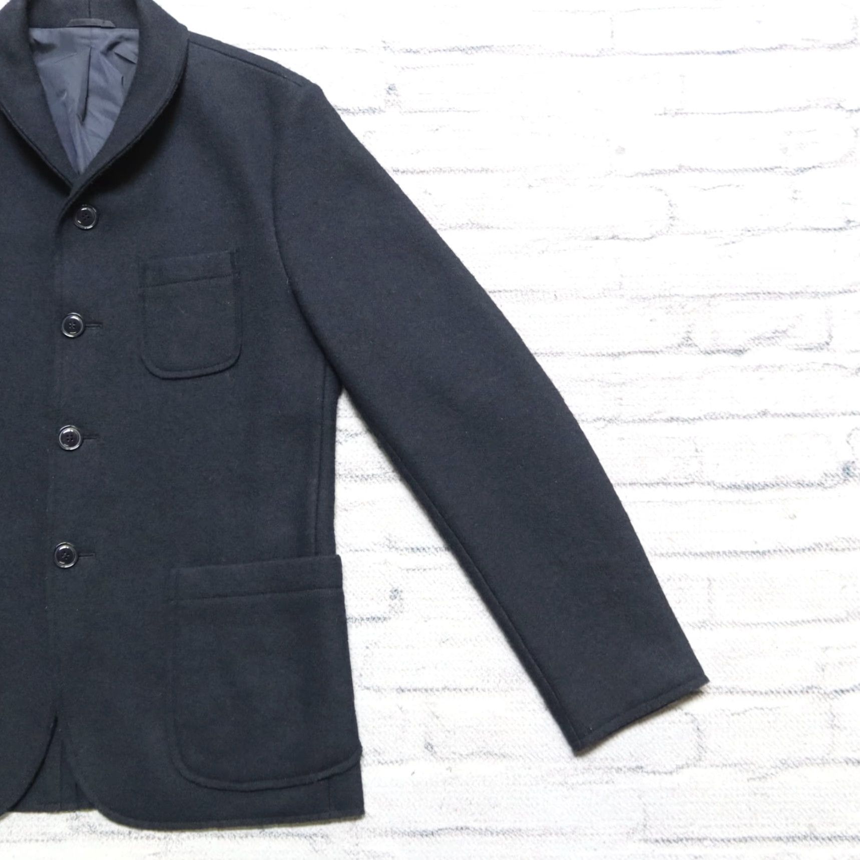 Aspesi Aspesi Wool Blazer Jacket Mens L Navy Blue Size 42R - 5 Thumbnail