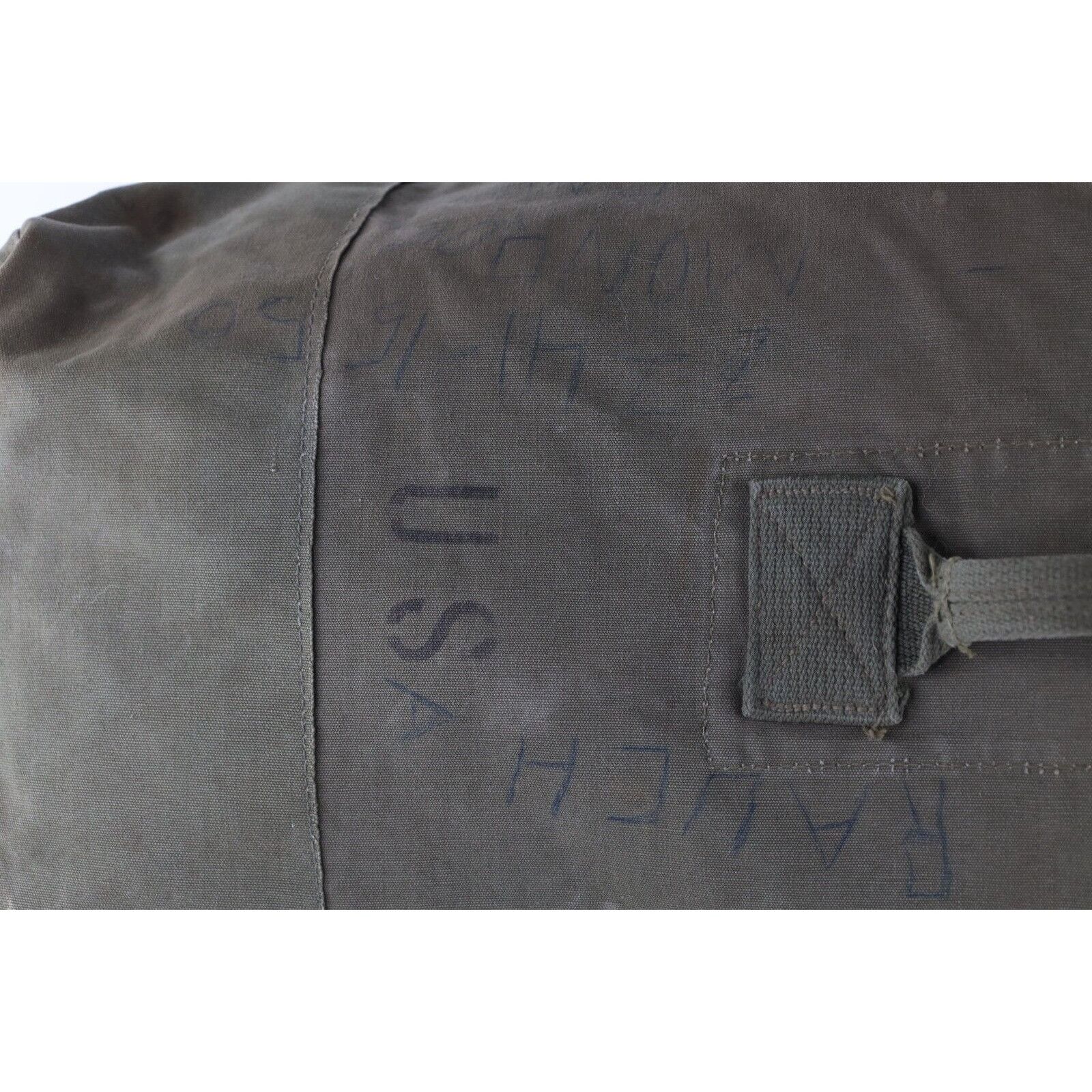 Vintage Vintage 50s Korean War Canvas Top Loader Duffel Bag Size ONE SIZE - 9 Thumbnail