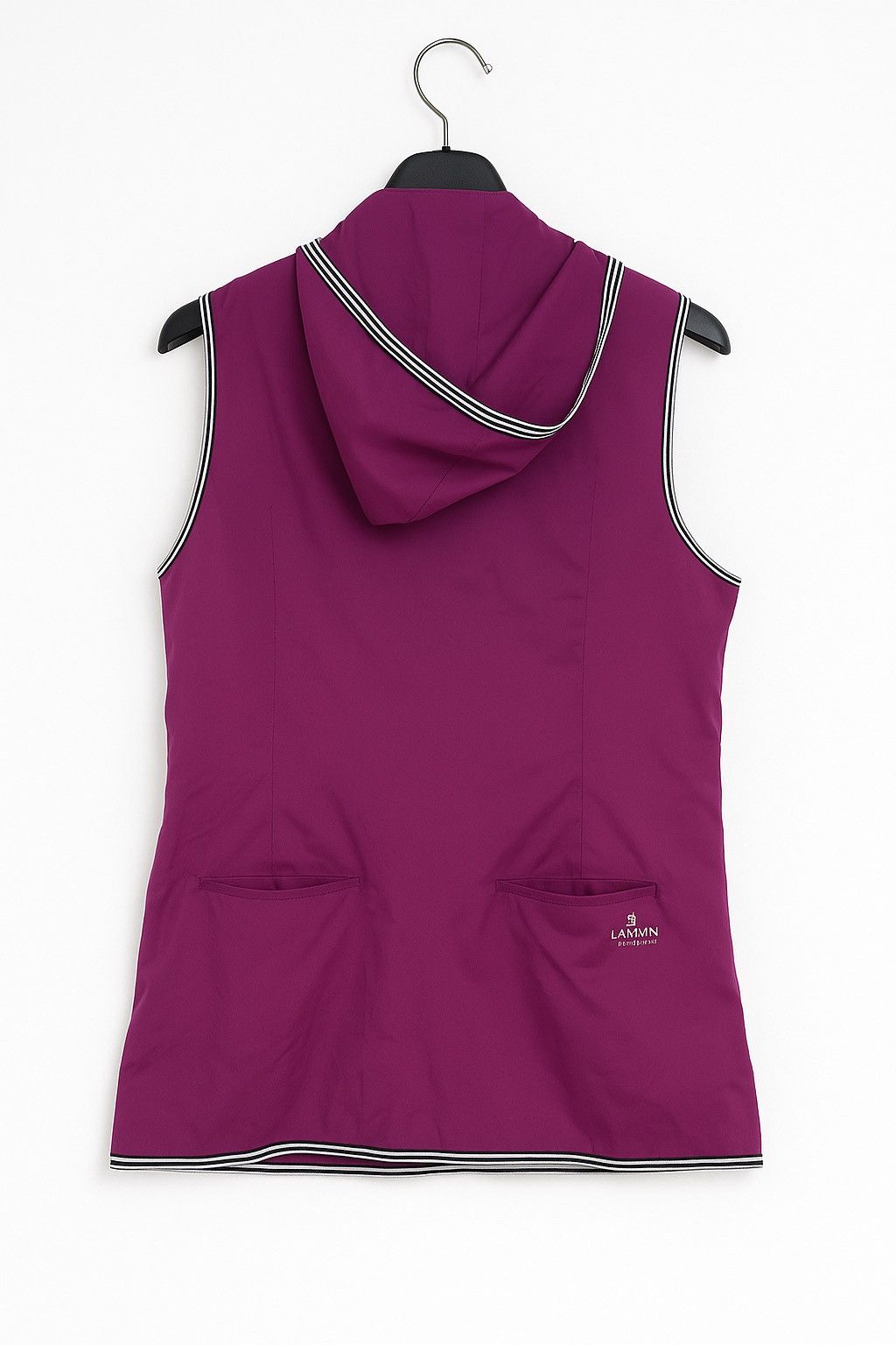 Lanvin 🧥 Lanvin Sport Sleeveless Hooded Vest | Magenta Windbreaker Size M / US 6-8 / IT 42-44 - 2 Thumbnail