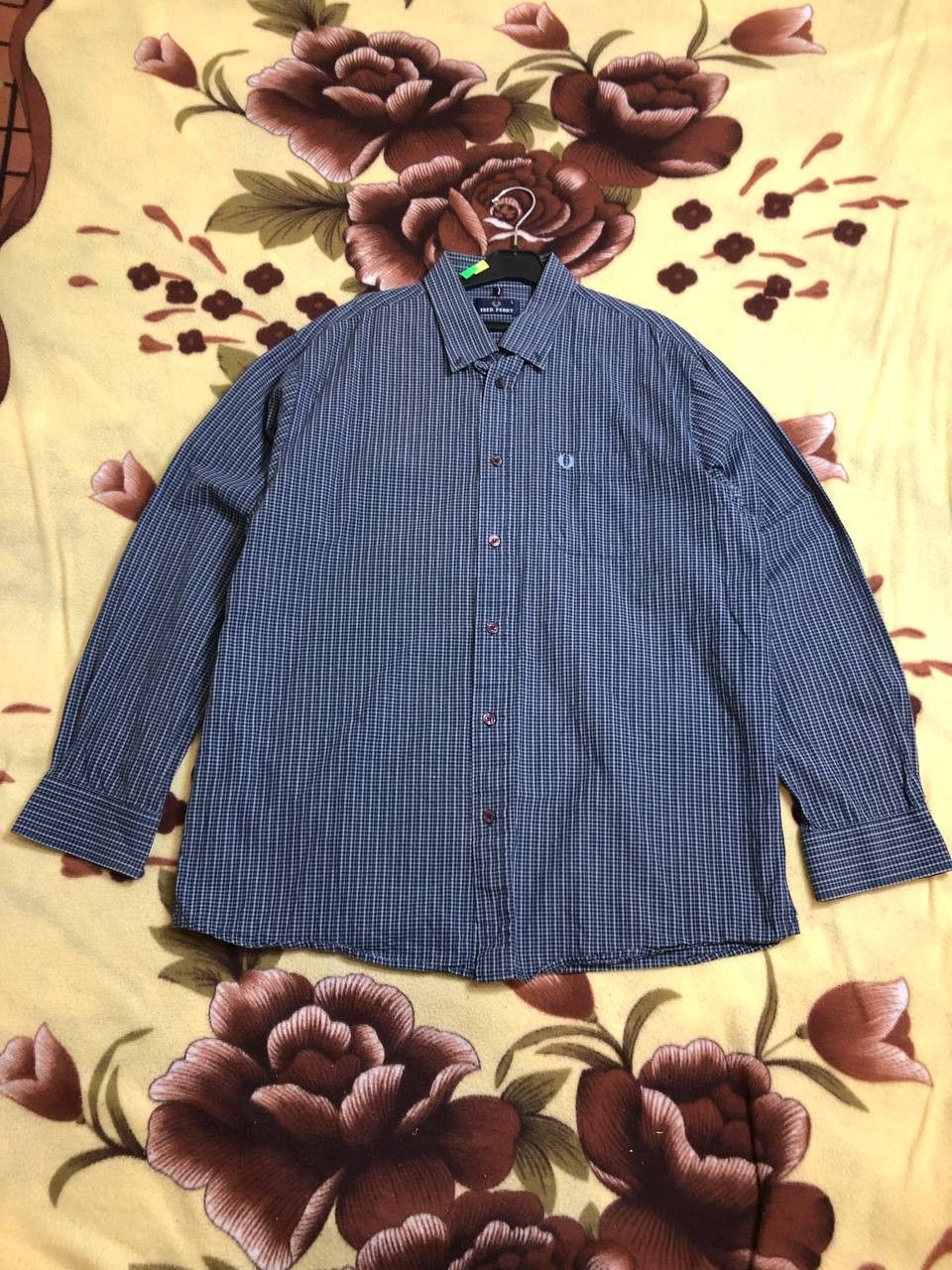 Fred Perry Vintage FRED PERRY Cotton Plaid Button Down Shirt Size US L / EU 52-54 / 3 - 1 Thumbnail