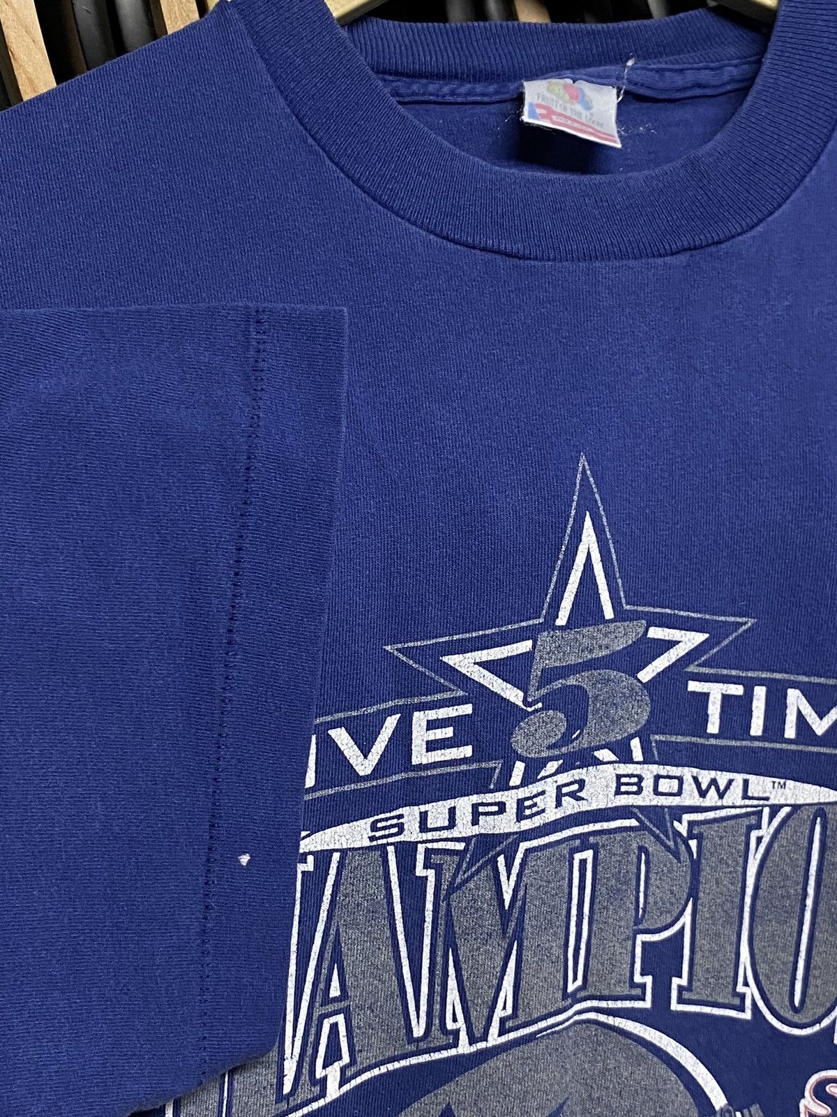 Vintage Vintage 90’s Dallas Cowboys Super Bowl Tee Shirt XLarge Size US XL / EU 56 / 4 - 6 Thumbnail