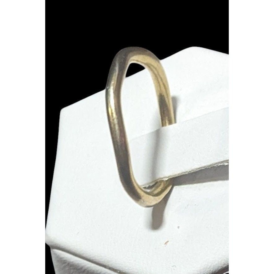 Other Gold Tone Abstract Wiggle Band Ring Size 7 1/4 Size ONE SIZE - 3 Thumbnail