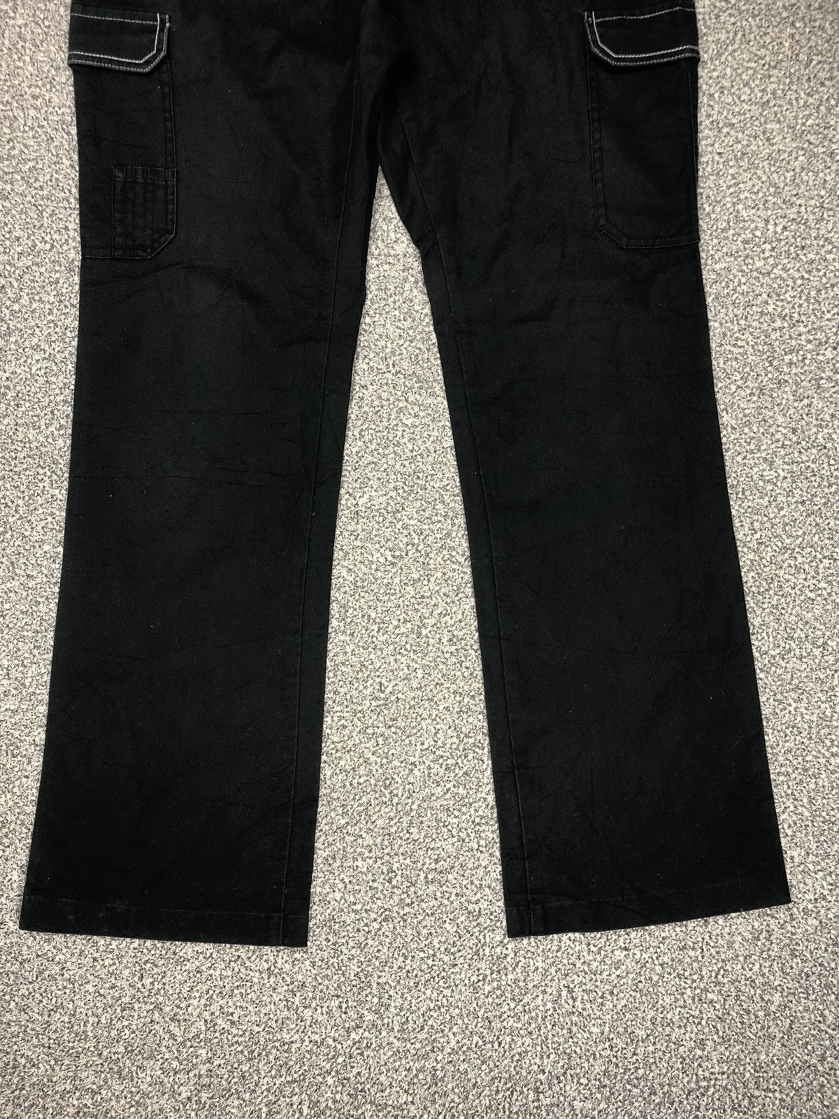 Carhartt × Vintage Japanese Brands Black Baggy Adidas Cargopants Size US 32 / EU 48 - 3 Thumbnail
