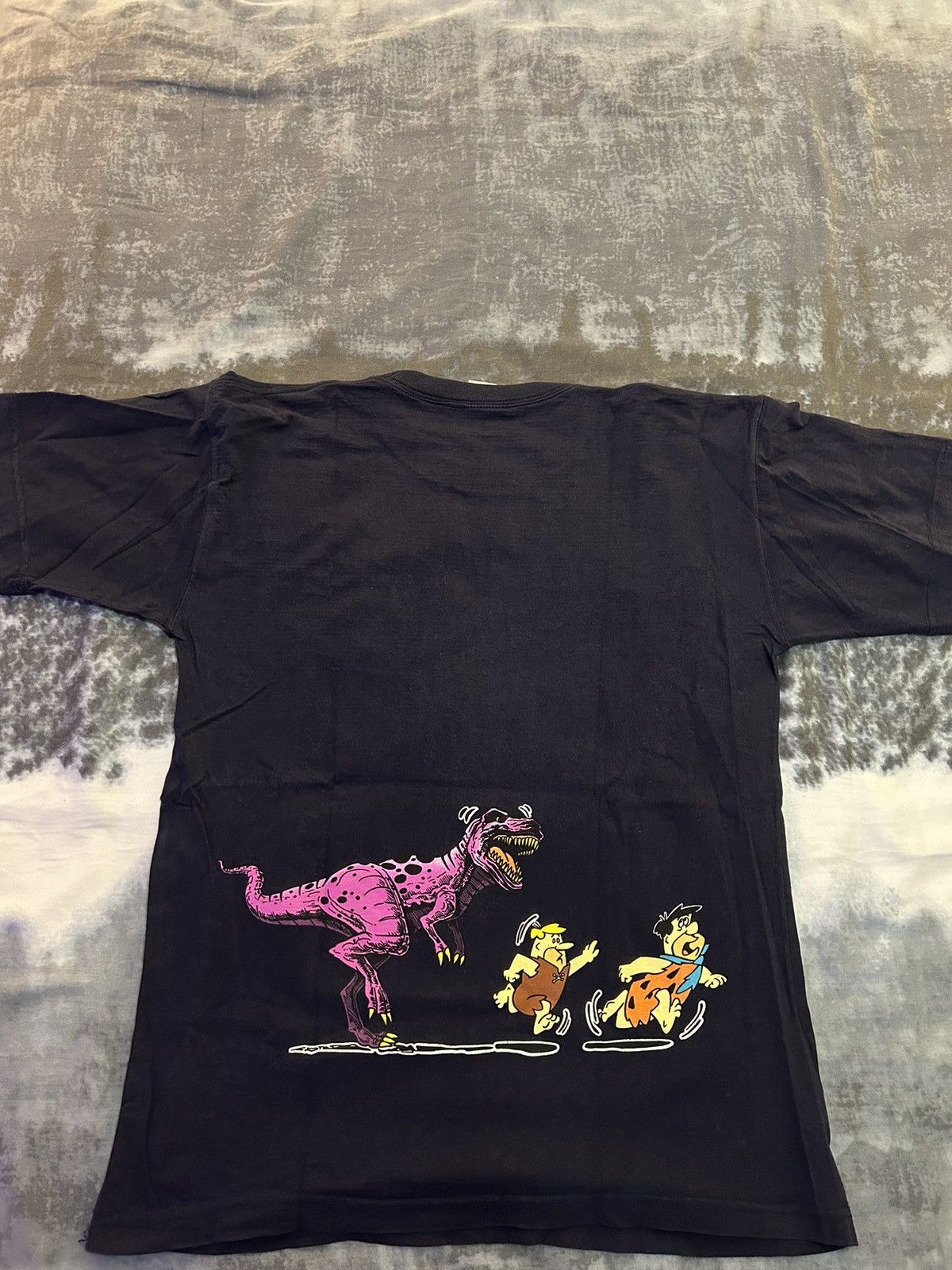 Other Vintage 1994 Flintstones Dinosaur Double Sided Shirt large Size US L / EU 52-54 / 3 - 2 Thumbnail