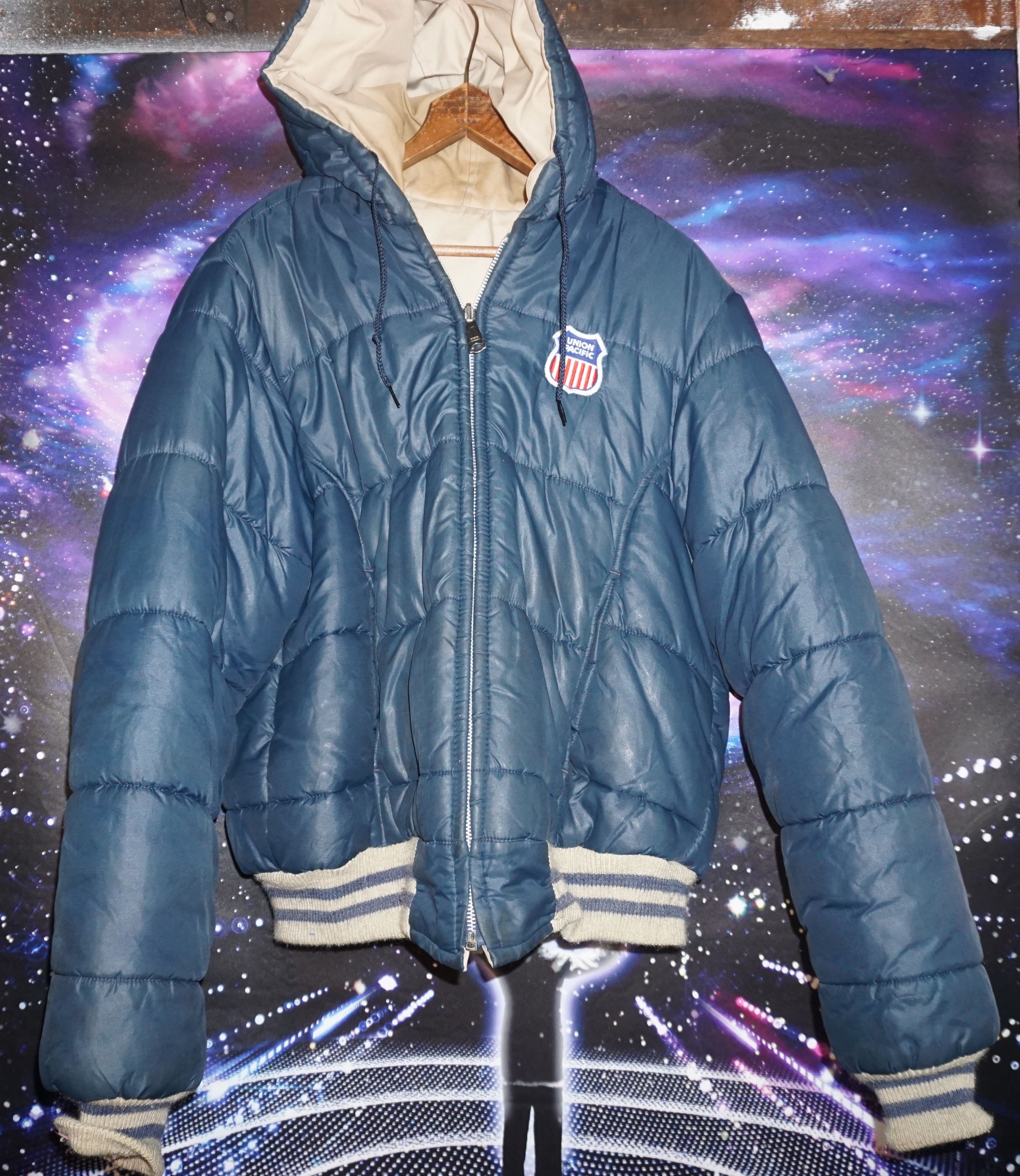 Vintage Vintage Union Pacific Reversible Jacket Size US L / EU 52-54 / 3 - 1 Thumbnail