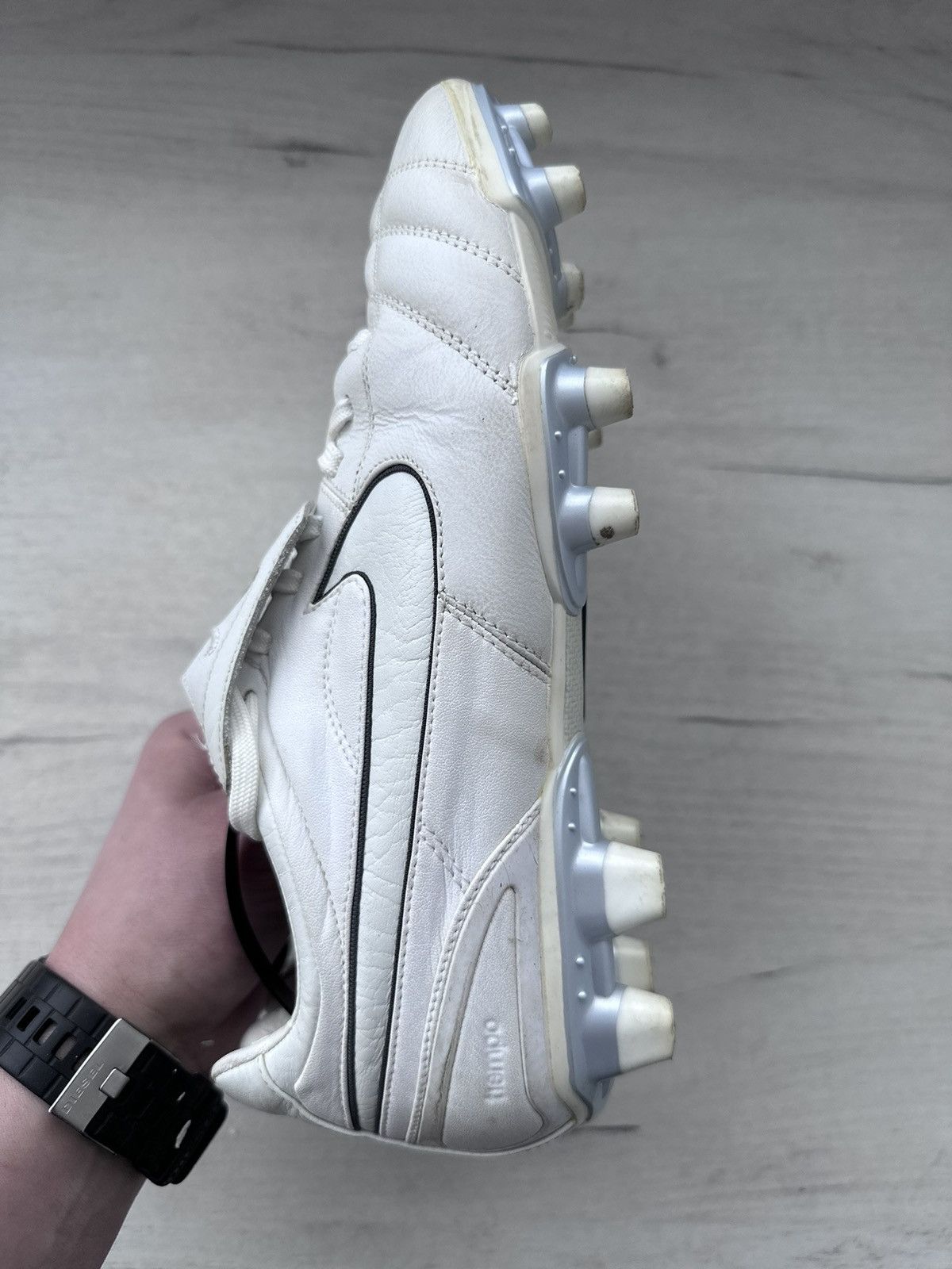 Nike × Vintage Nike Tiempo Legend Zoom Air Leather Football Cleats Boots Size US 9 / EU 42 - 10 Thumbnail