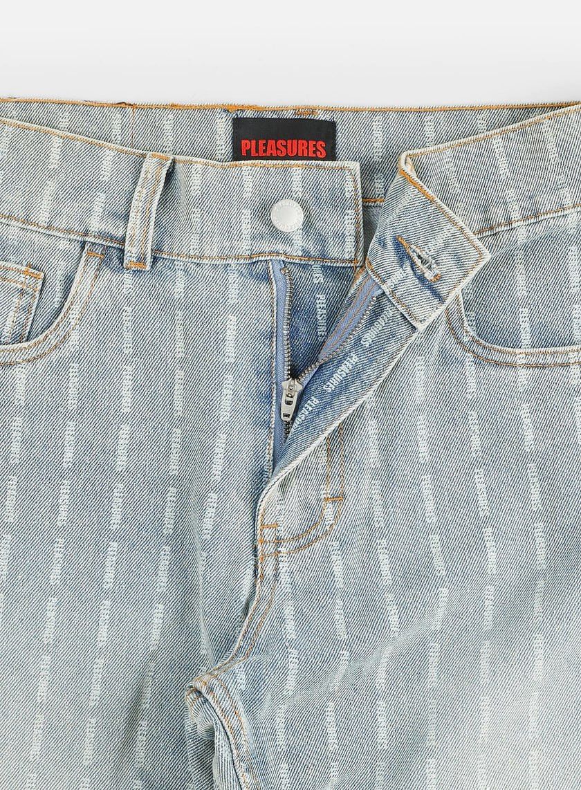 Pleasures Pleasures Impact Pinstripe Denim Size US 32 / EU 48 - 5 Thumbnail
