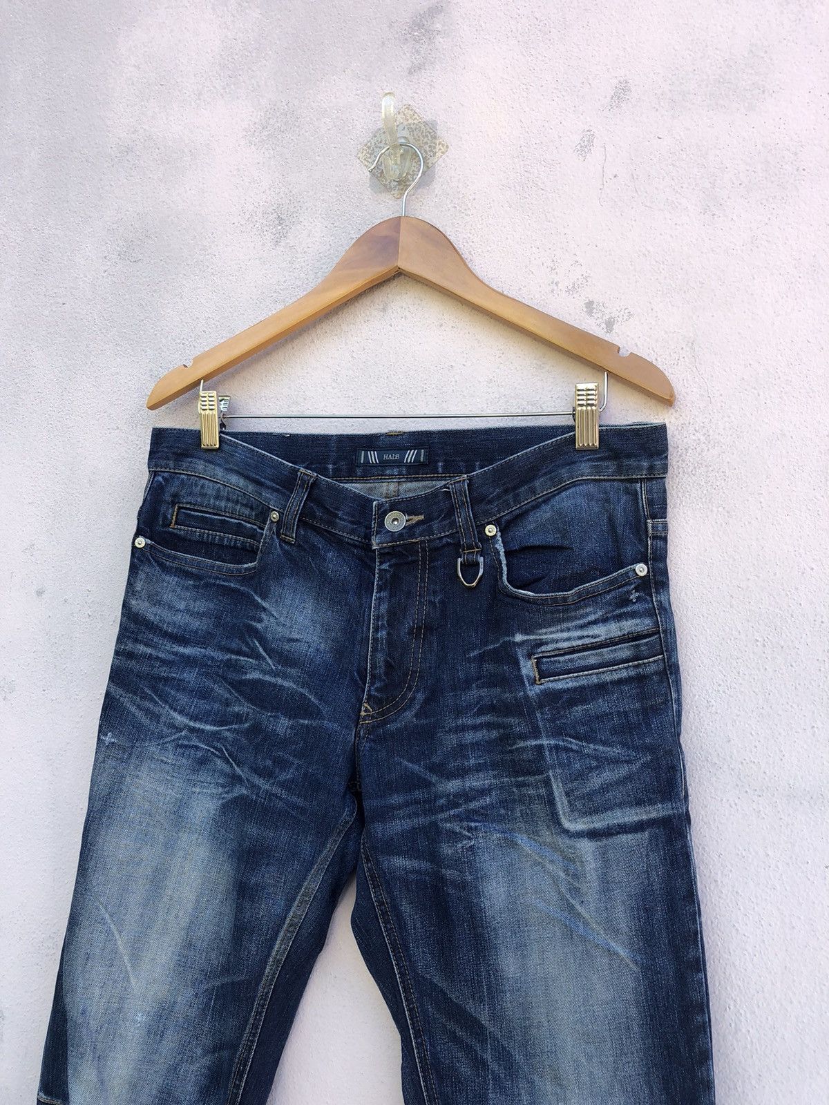 Japanese Brand Japanese Brand Halb Multiy Pocket Jeans Size US 33 - 4 Thumbnail