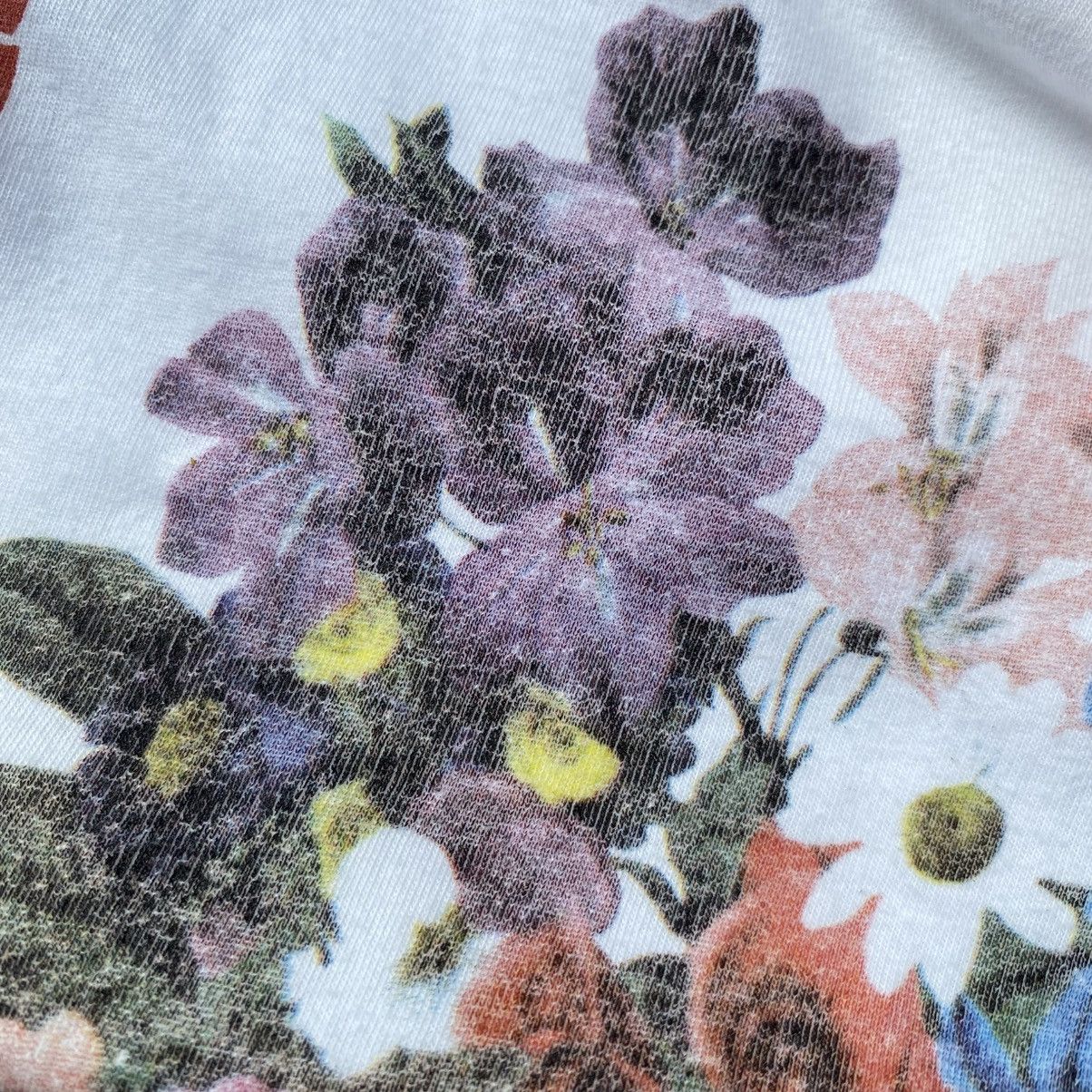 Vivienne Westwood Vivienne Westwood Floral Basket & Bird Print White Tee Size M / US 6-8 / IT 42-44 - 4 Thumbnail
