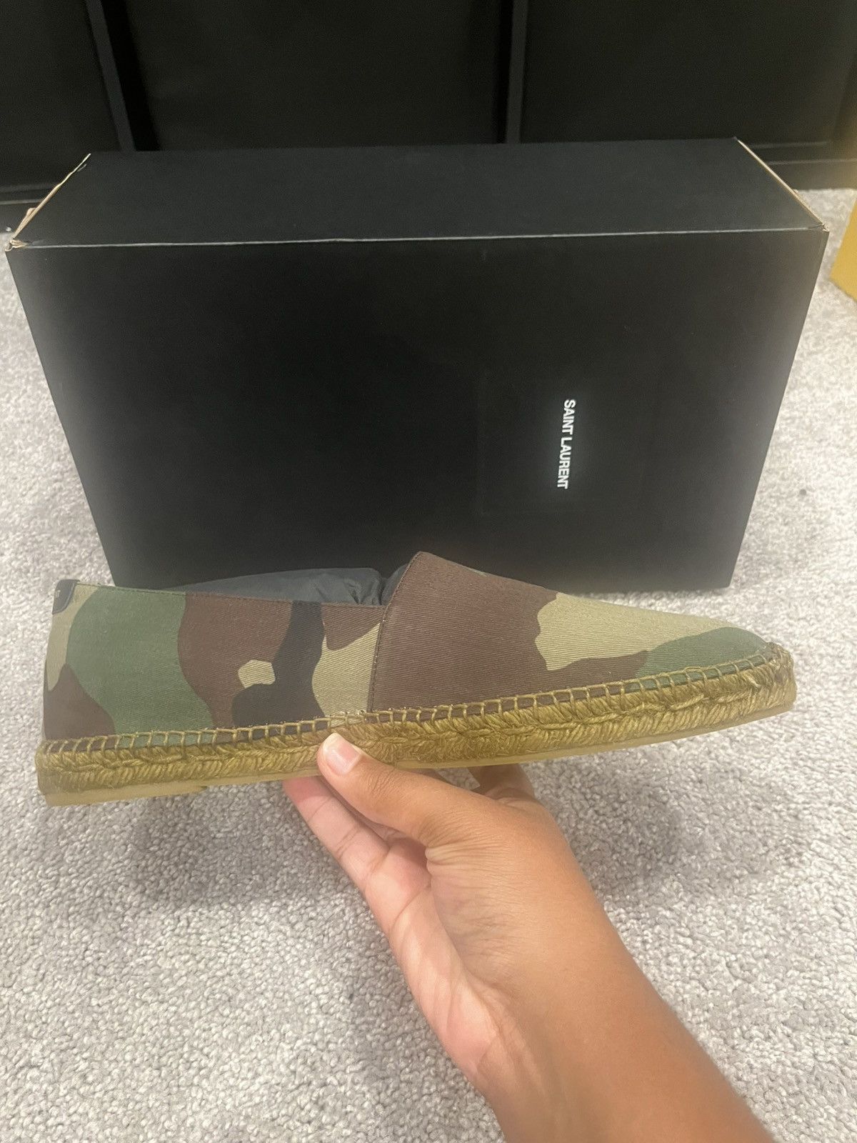 Saint Laurent Paris Saint Laurent espadrille camoflague shoe Size US 11 / EU 44 - 4 Thumbnail