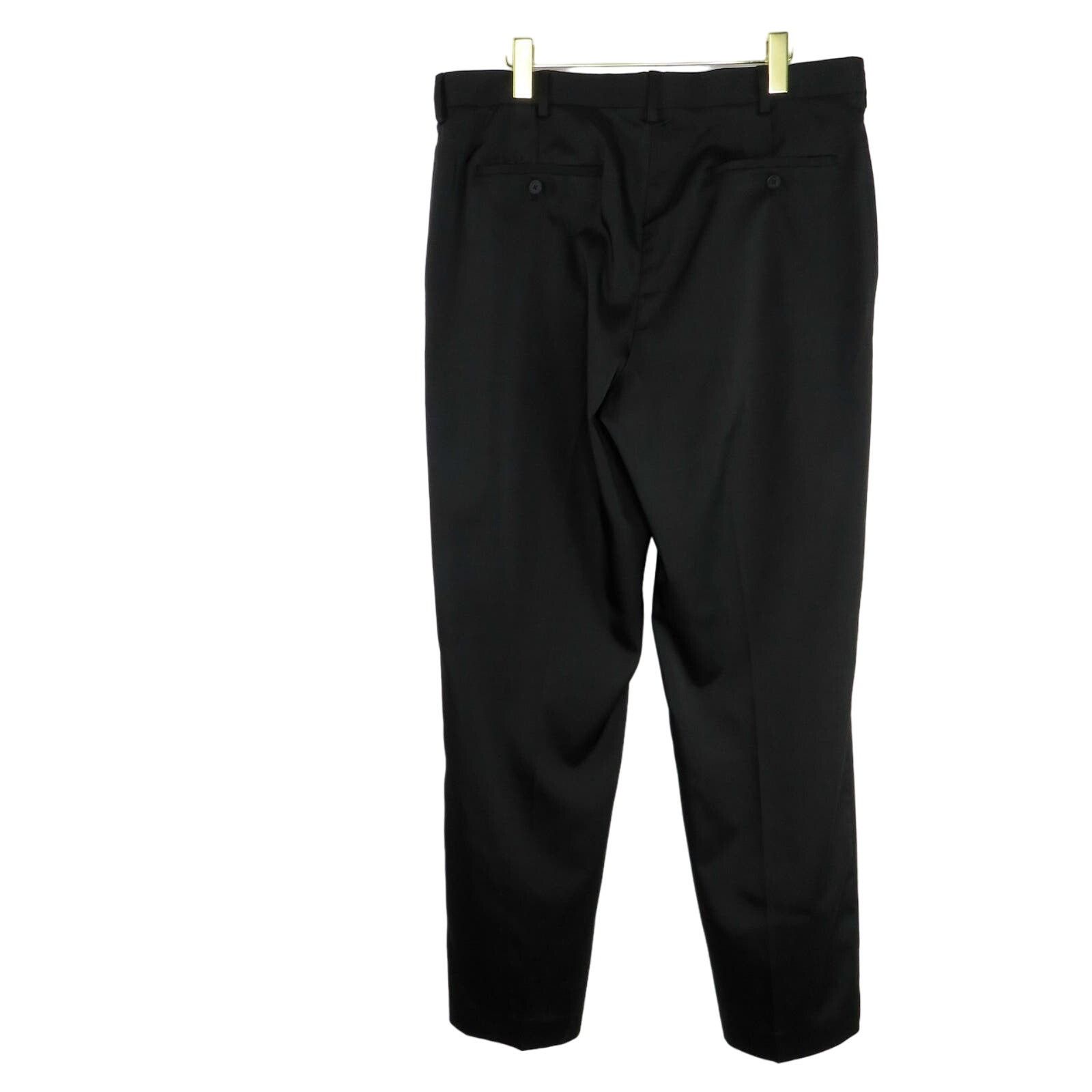 Perry Ellis Perry Ellis Portfolio Black Suit Pants Dress Pants 36x32 Size US 36 / EU 52 - 4 Thumbnail