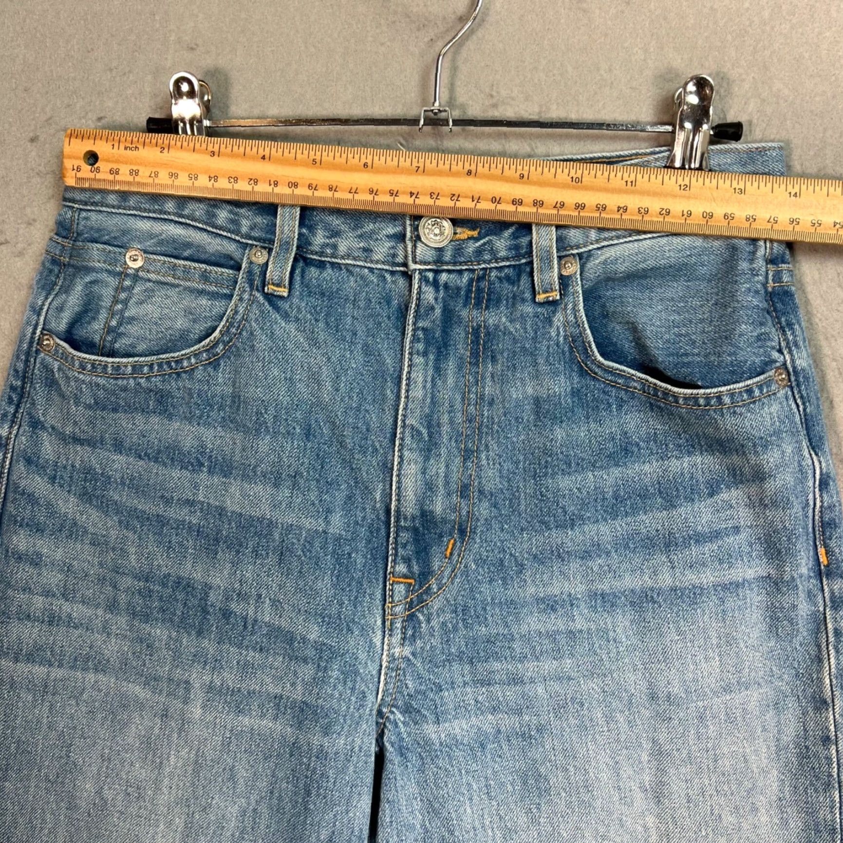 SLVRLAKE SLVRLAKE Jeans Womens 28 Blue Premium Denim 100% Cotton Straight Leg Size 28" / US 6 / IT 42 - 5 Thumbnail