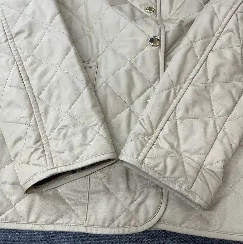 Burberry Burberry Brown Cotton Women's Quilted Jacket. Size M / US 6-8 / IT 42-44 - 4 Thumbnail