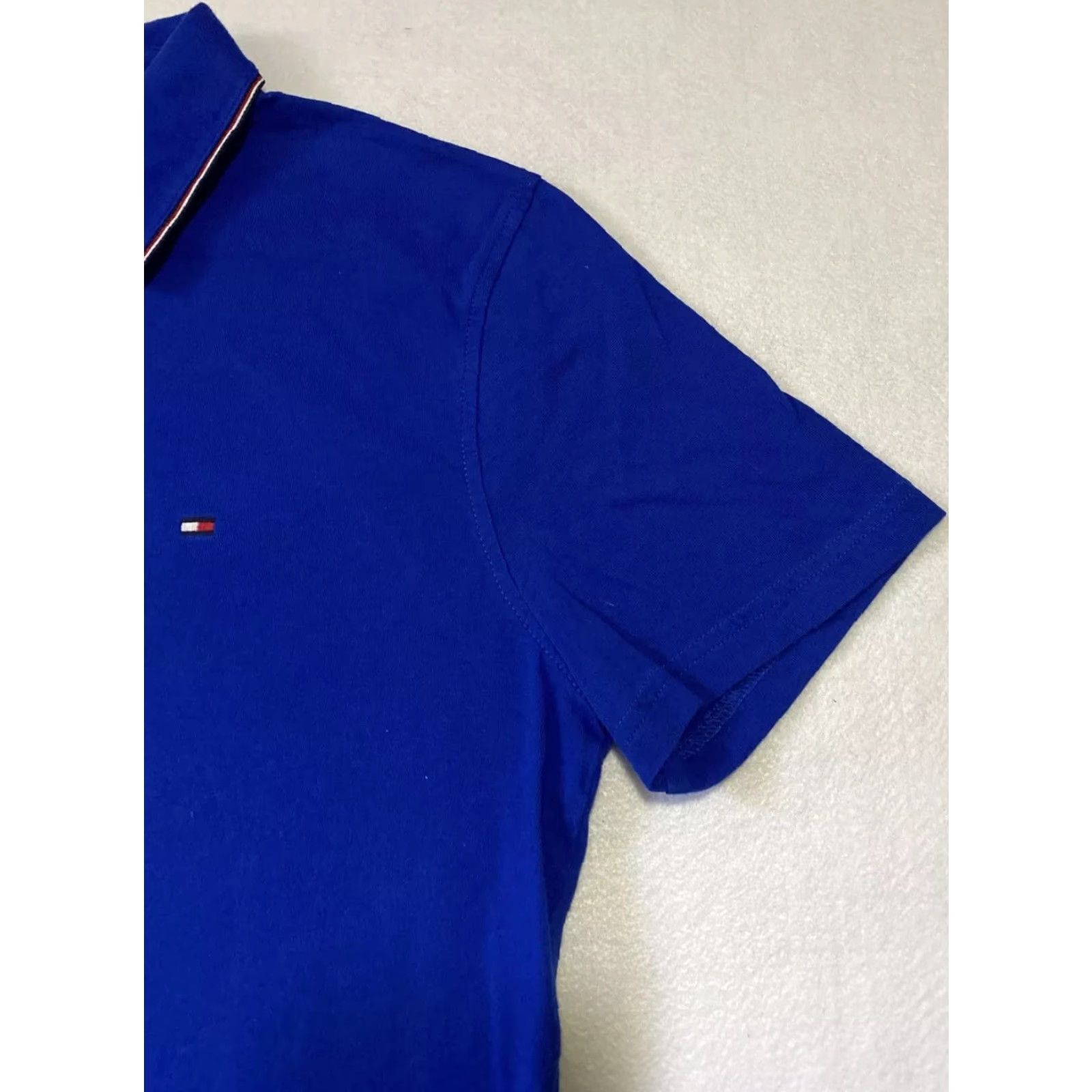 Vintage Tommy Hilfiger Polo Shirt Men’s M Blue Polo Shirt Casual Golf Polo Shirt Spring Summer Mens Regular Short Sleeve Cotton Dressy Polo Shirt 25-5 Size US M / EU 48-50 / 2 - 4 Thumbnail