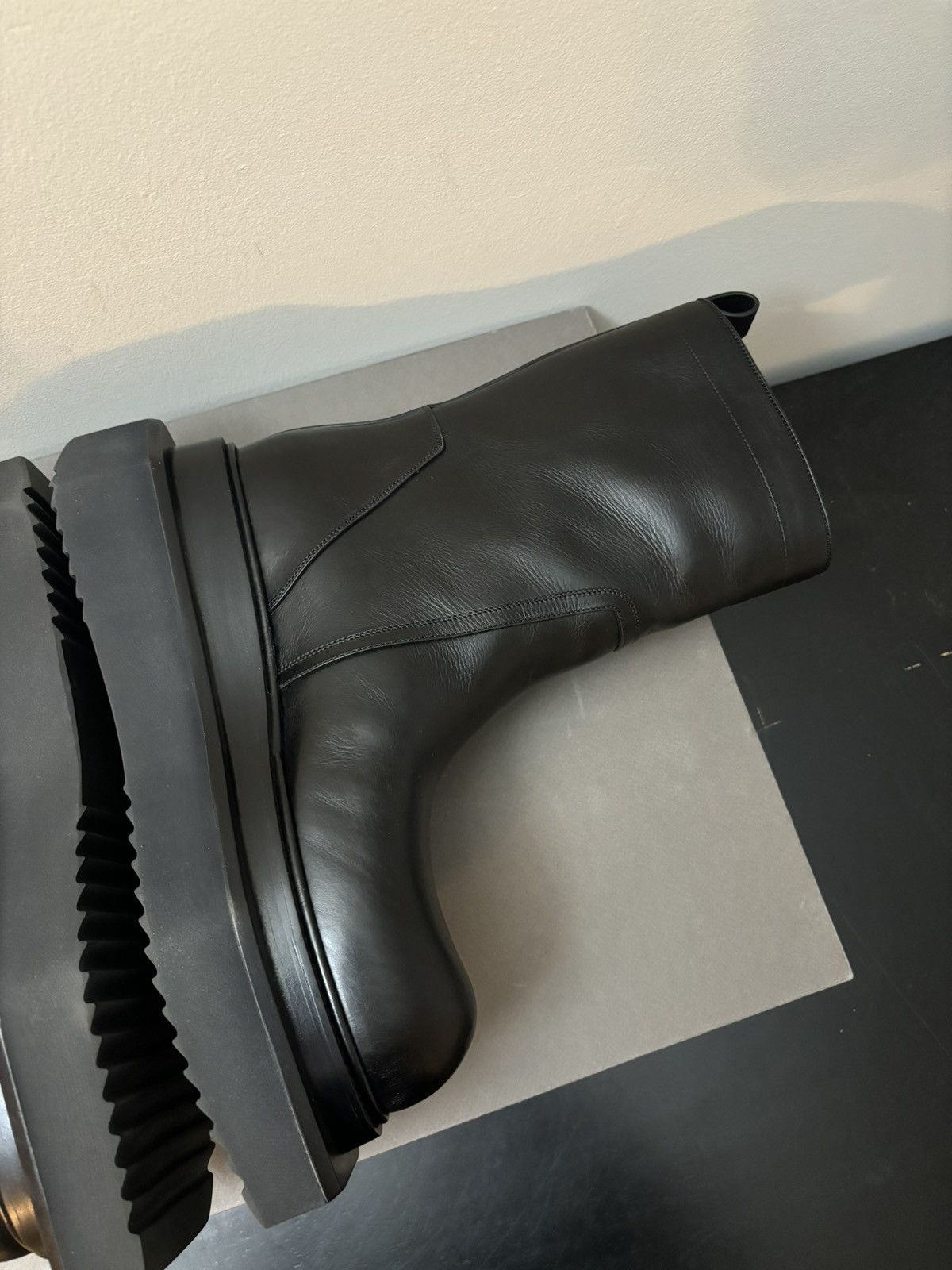 Rick Owens Rick Owens Cyclops Fogpocket Leather Boots Size US 10 / EU 43 - 4 Thumbnail