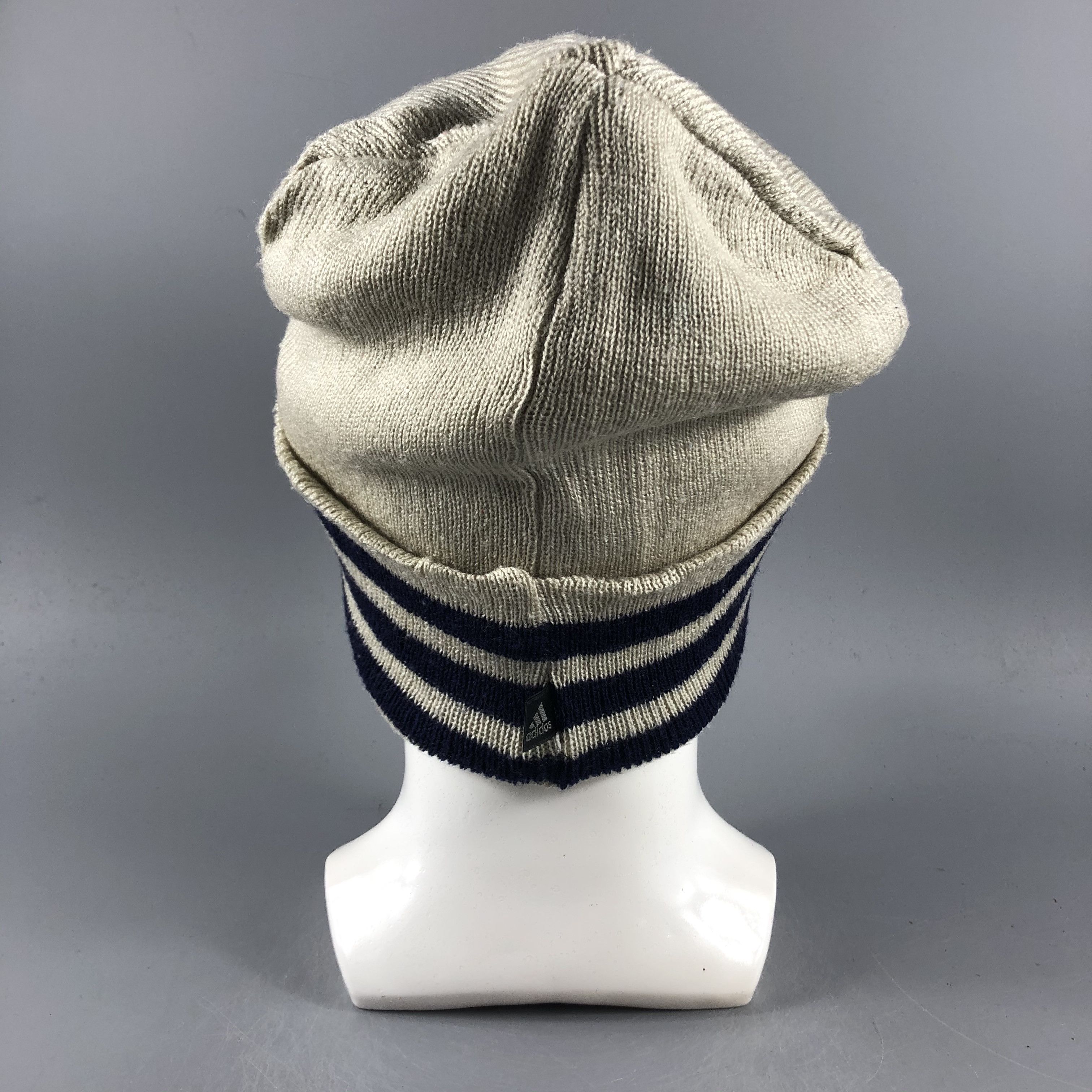 Adidas × Vintage Adidas 3 Stripe Beanie Snow Hat Snow Cap -D222 Size ONE SIZE - 3 Thumbnail