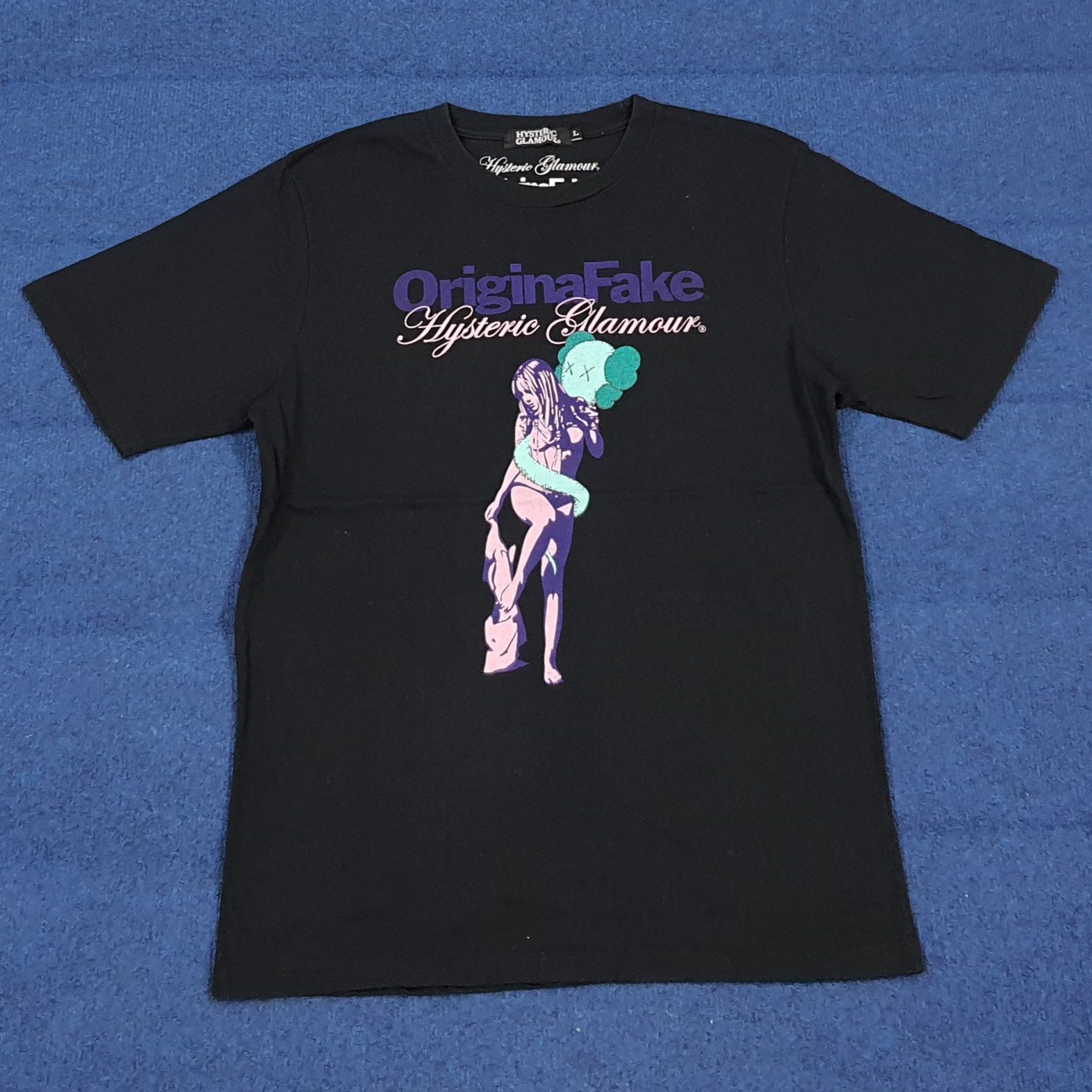 Hysteric Glamour Vintage Hysteric Glamour x Kaws Japan OriginaFake C301N41 Size US M / EU 48-50 / 2 - 1 Thumbnail